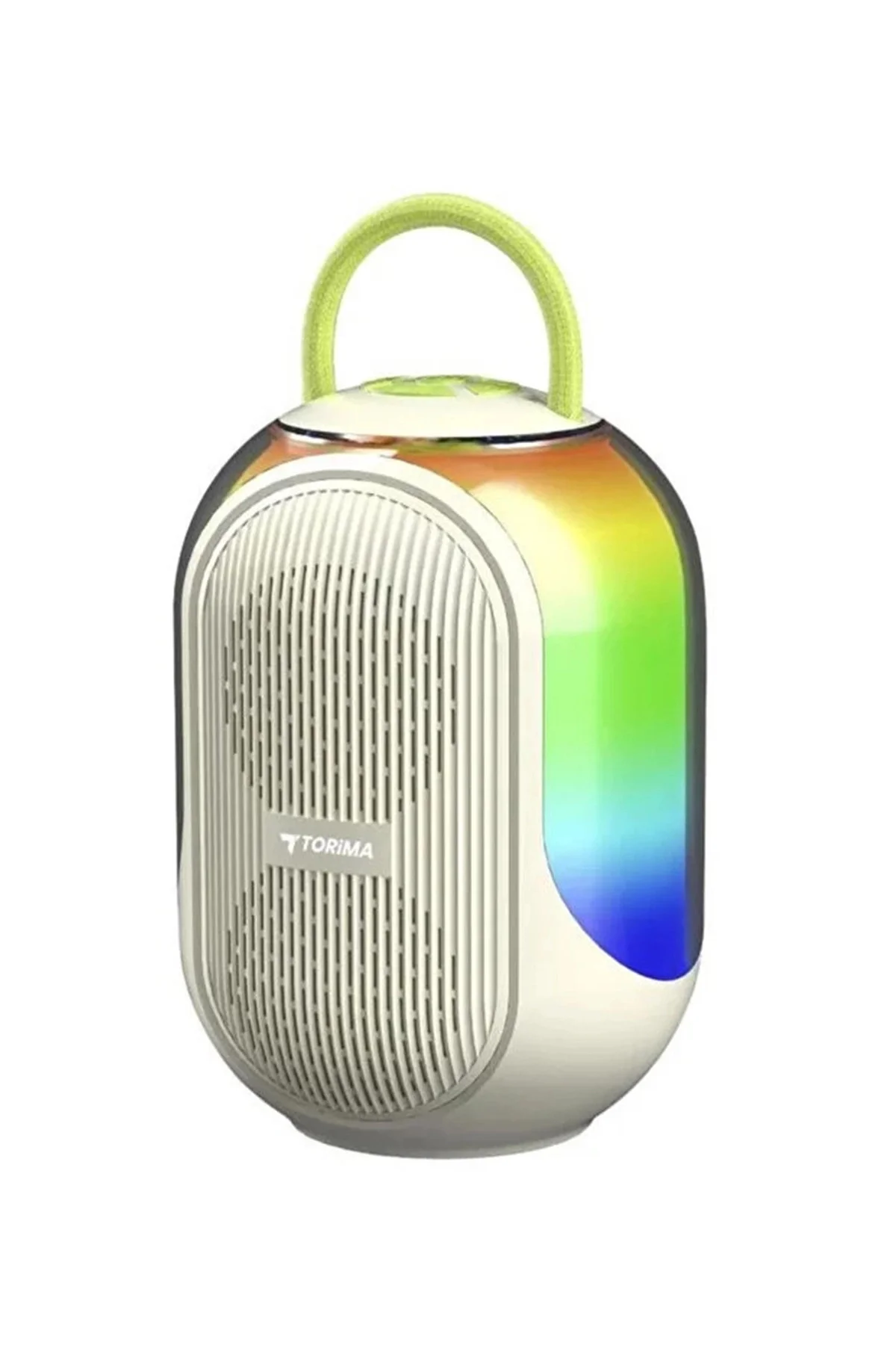 Bluetooth Hoparlör Çift Mikrofonlu Kablosuz Parti Speaker Beyaz