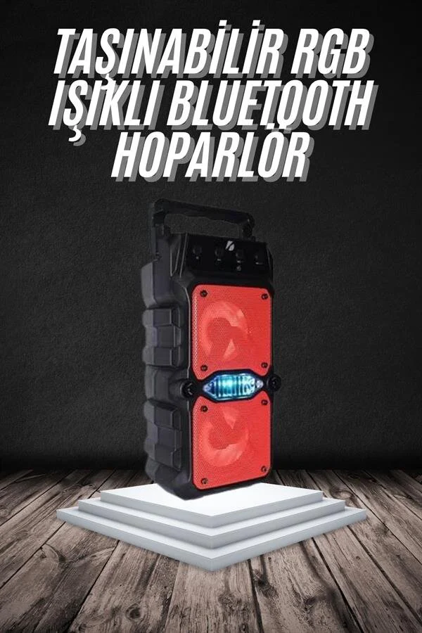 Bluetooth Hoparlör Çift Mikrofonlu Güçlü Ses Kaliteli Kesintisiz 