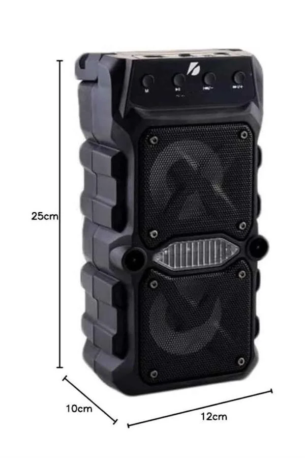 Bluetooth Hoparlör Çift Mikrofonlu Güçlü Ses Kaliteli Kesintisiz Kablosuz