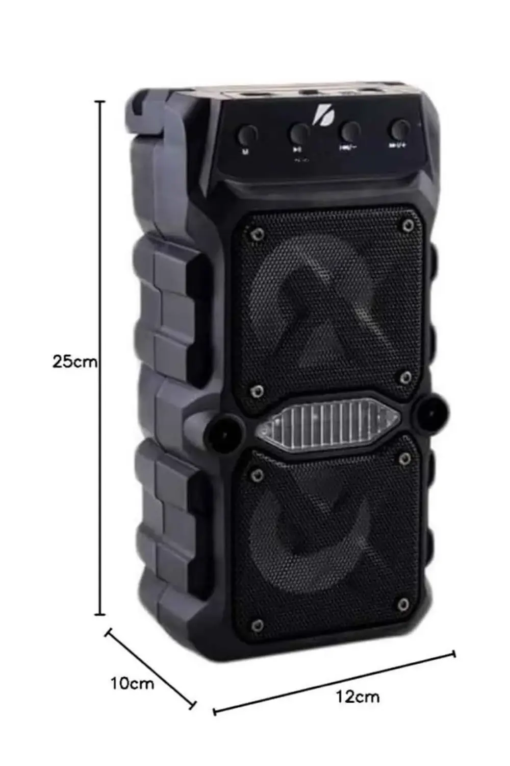 Bluetooth Hoparlör Çift Mikrofonlu Güçlü Ses Kaliteli Kesintisiz