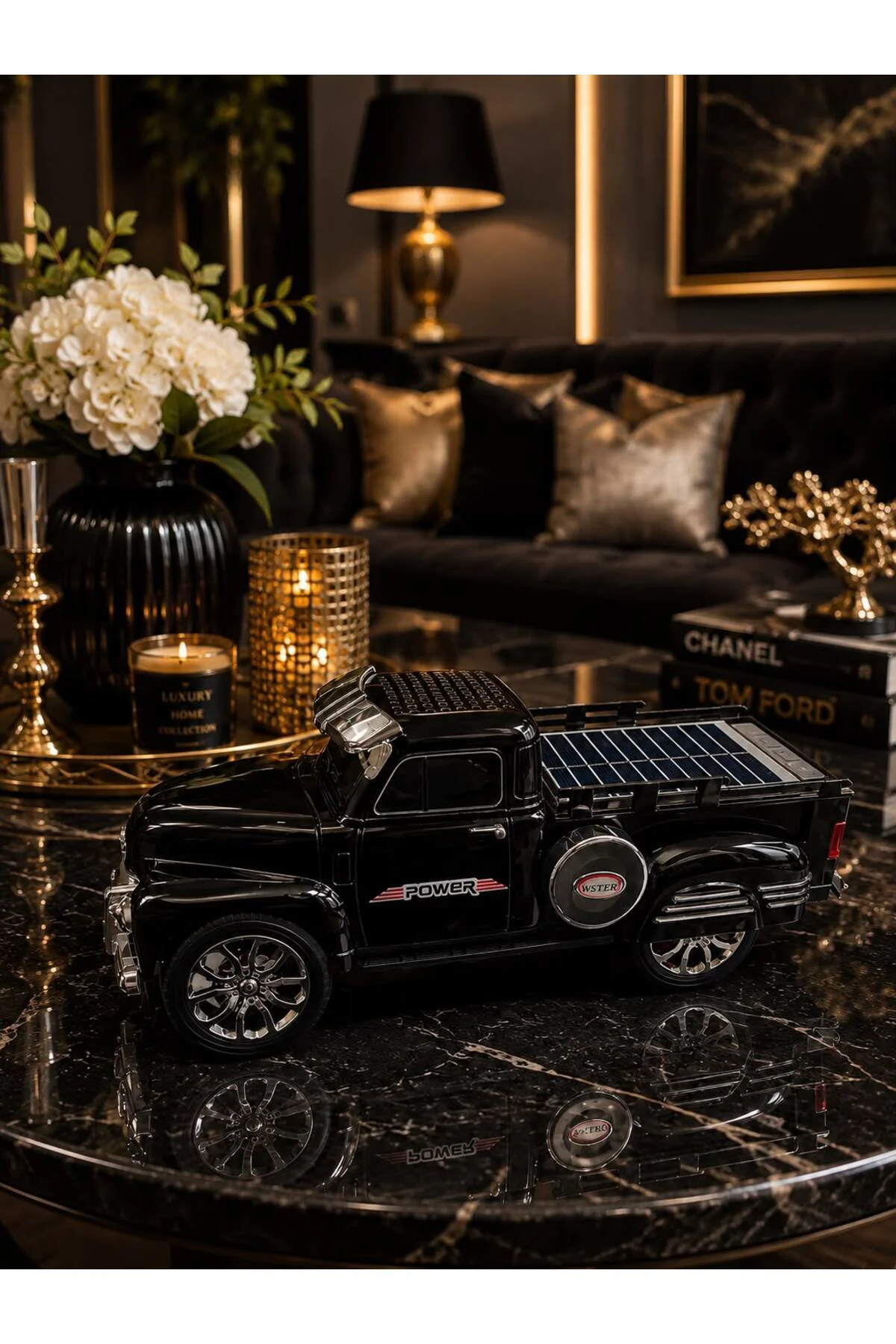 Bluetooth Hoparlör FM Radyo 8W TWS USB TF Solar Panelli Pickup Tasarımlı - Bluetooth Hoparlör FM Radyo 8W TWS USB TF Solar Panelli Pickup Tasarımlı -