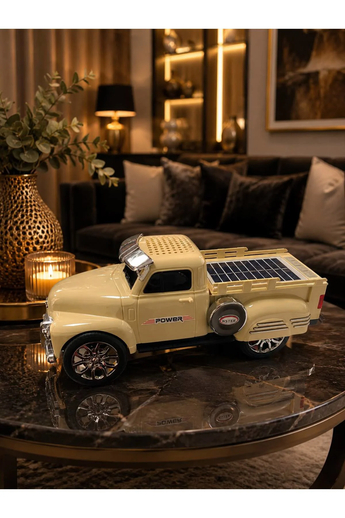 Bluetooth Hoparlör FM Radyo 8W TWS USB TF Solar Panelli Pickup Tasarımlı - Fiyatı, Yorumları ve Özellikleri