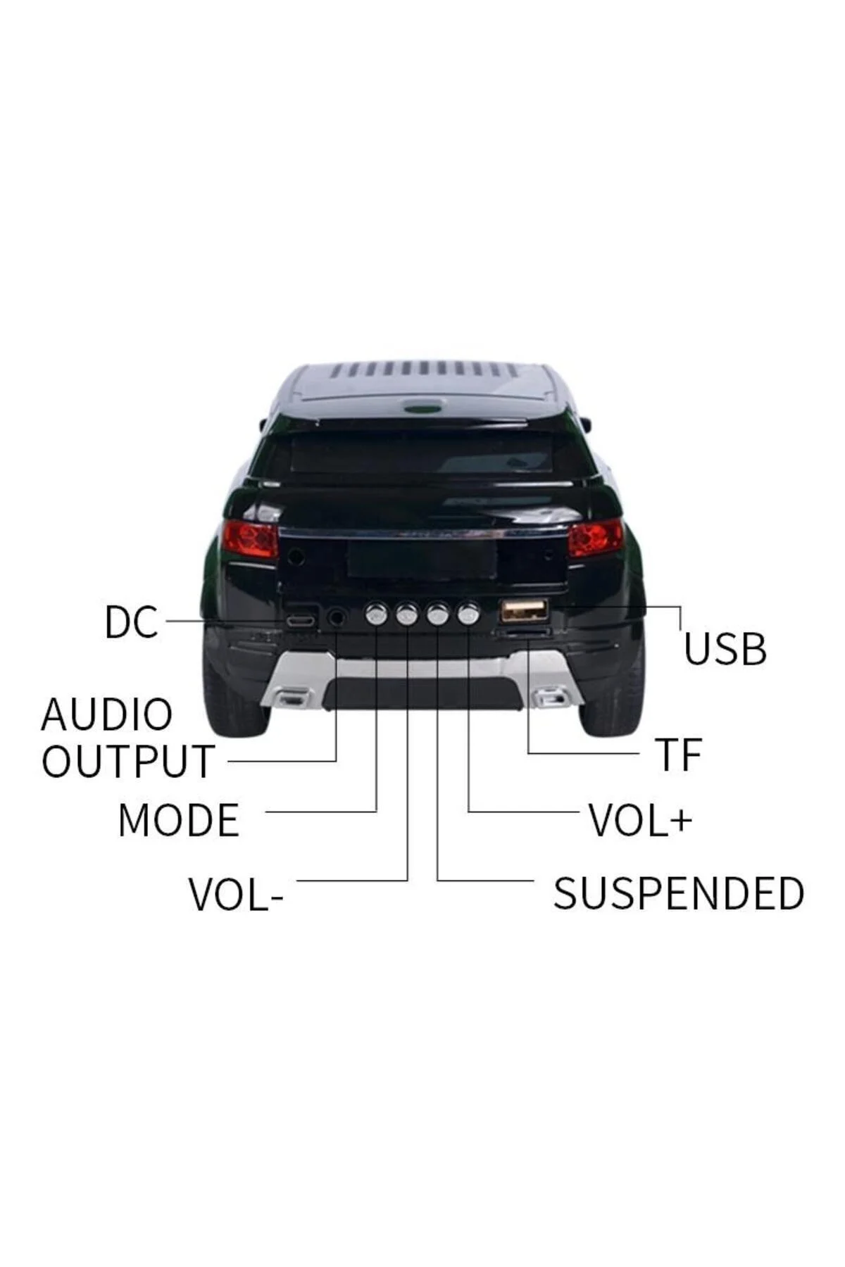 Bluetooth hoparlör kırmızı renk usb tf fm radyo destekli 2 saat dinleme süresi 2 yıl garantili