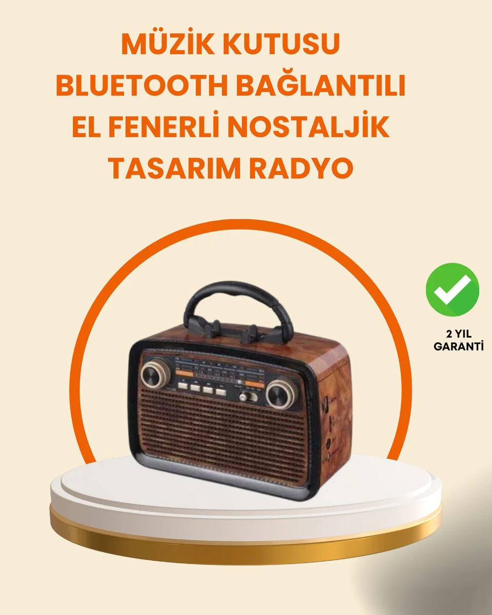 Bluetooth Hoparlör – Kablosuz Bağlantı Geniş Ses Alanı Radyo Dest