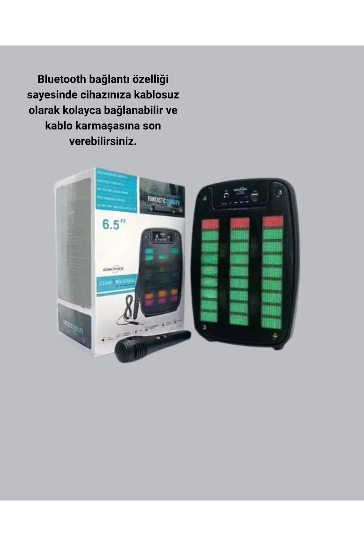 Bluetooth Hoparlör – Kablosuz Bağlantı, 2 Saat Müzik Süresi - Lis Bluetooth Hoparlör – Kablosuz Bağlantı, 2 Saat Müzik Süresi - Lis