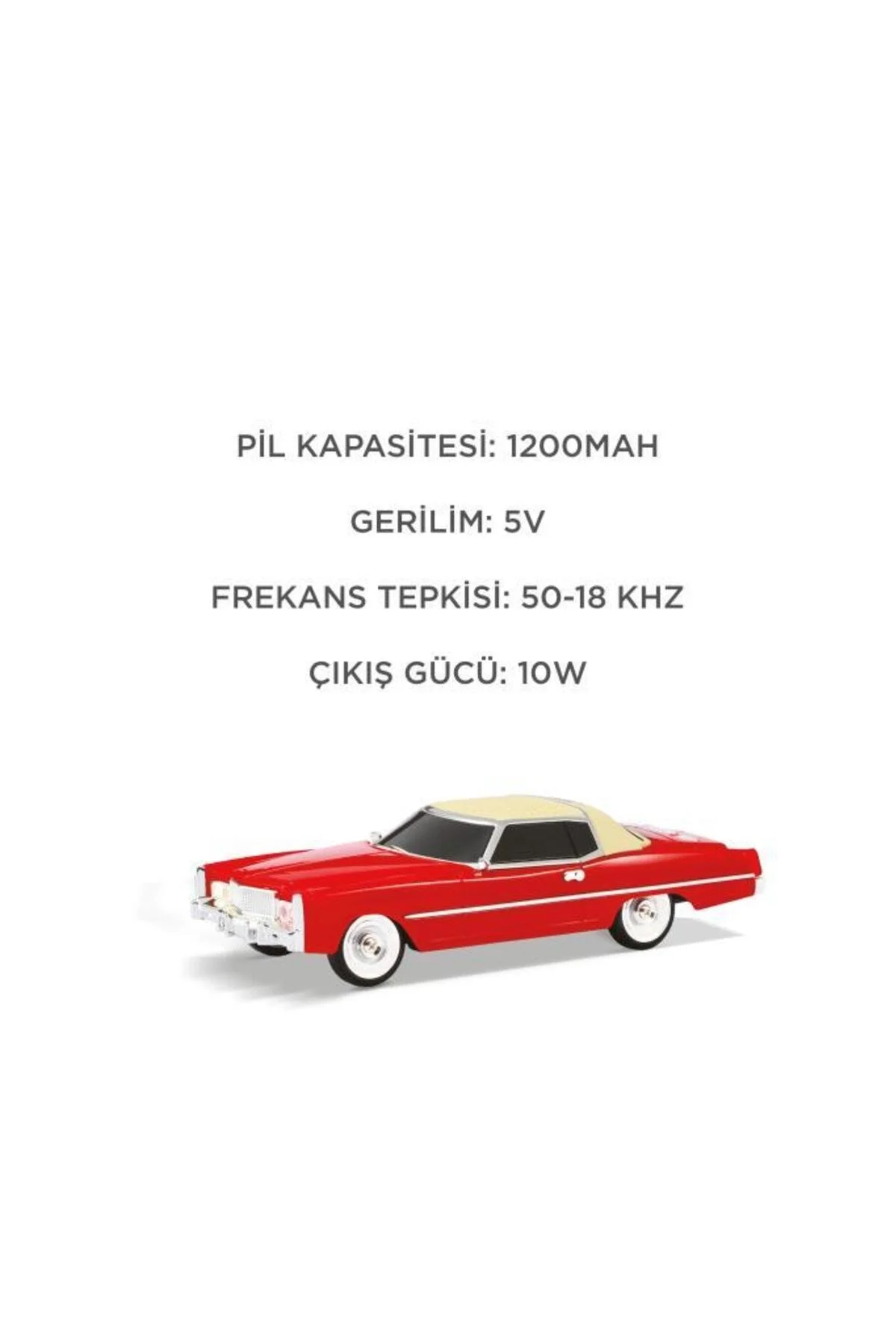 Bluetooth hoparlör kırmızı renk 10W FM USB TWS destekli 3 saat dinleme süresi - Yok Çoklu Bağlantı