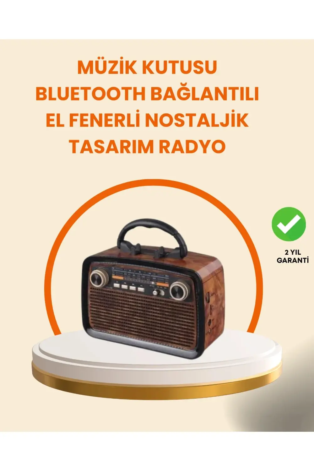 Bluetooth Hoparlör – Kablosuz Bağlantı Geniş Ses Alanı Radyo Dest