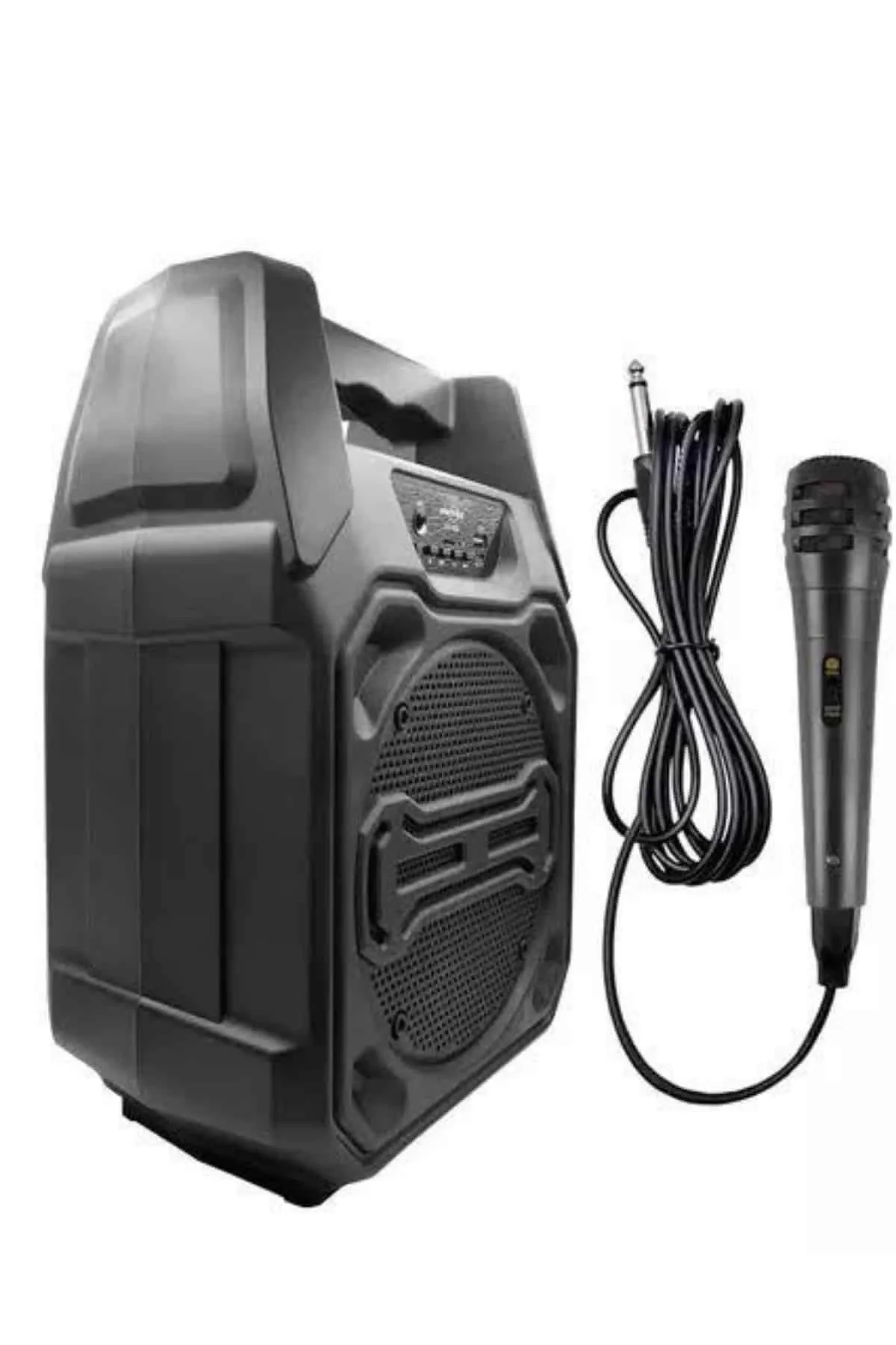 Bluetooth Hoparlör Led Işıklı Taşınabilir Kablosuz Speaker Uzun P