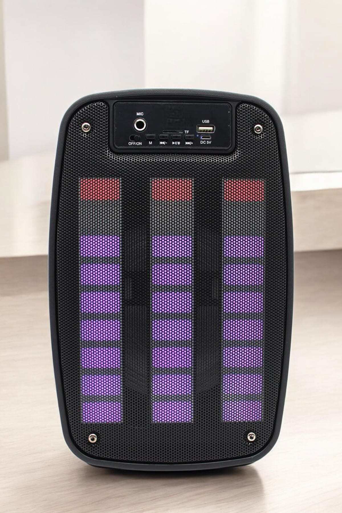 Bluetooth Hoparlör Mikrofonlu Speaker Taşınabilir Şarjlı - Lisiny