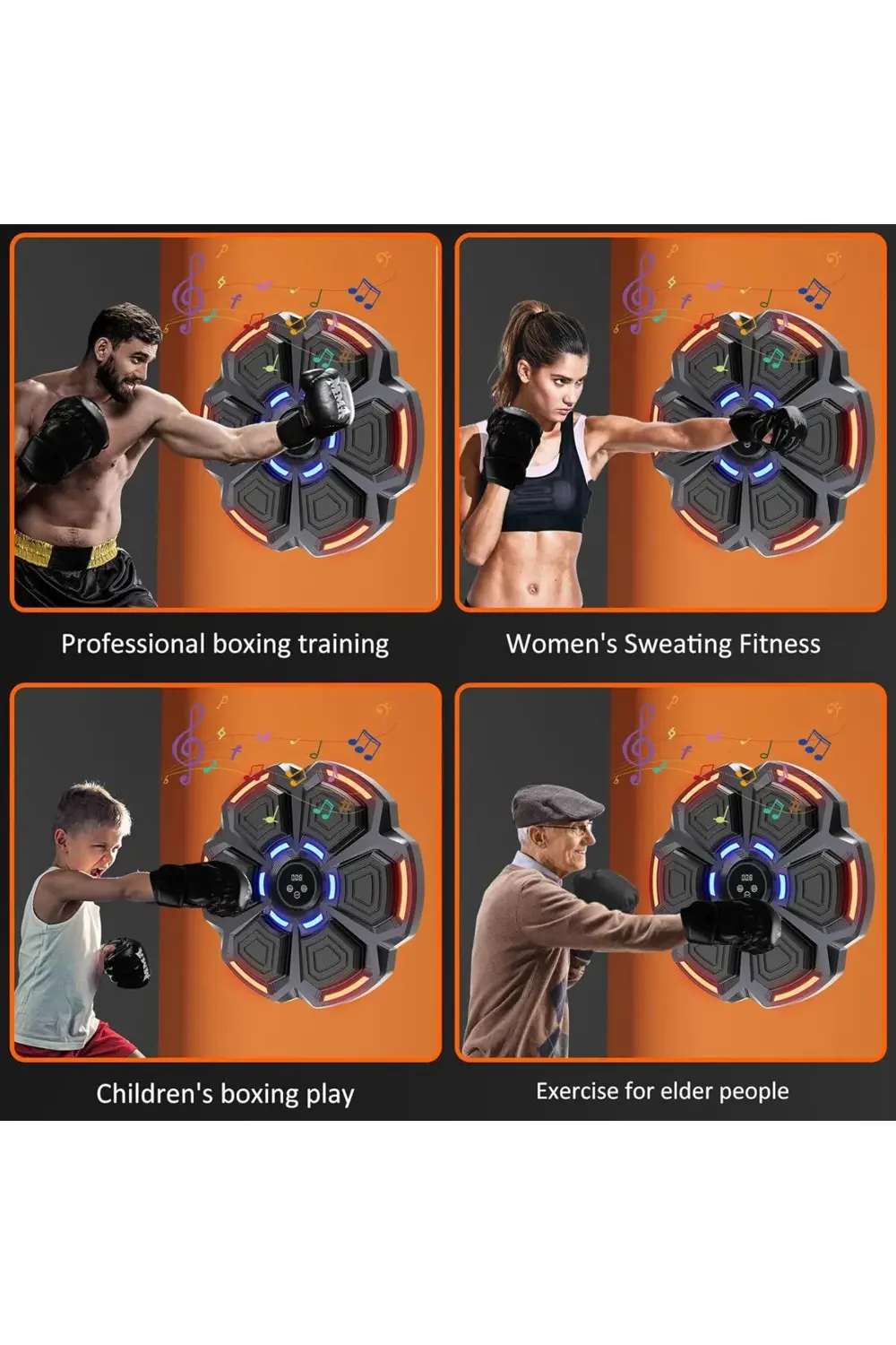 Bluetooth Hoparlör Özellikli Duvar Boks Makinesı 9 Mod Seviye Aya