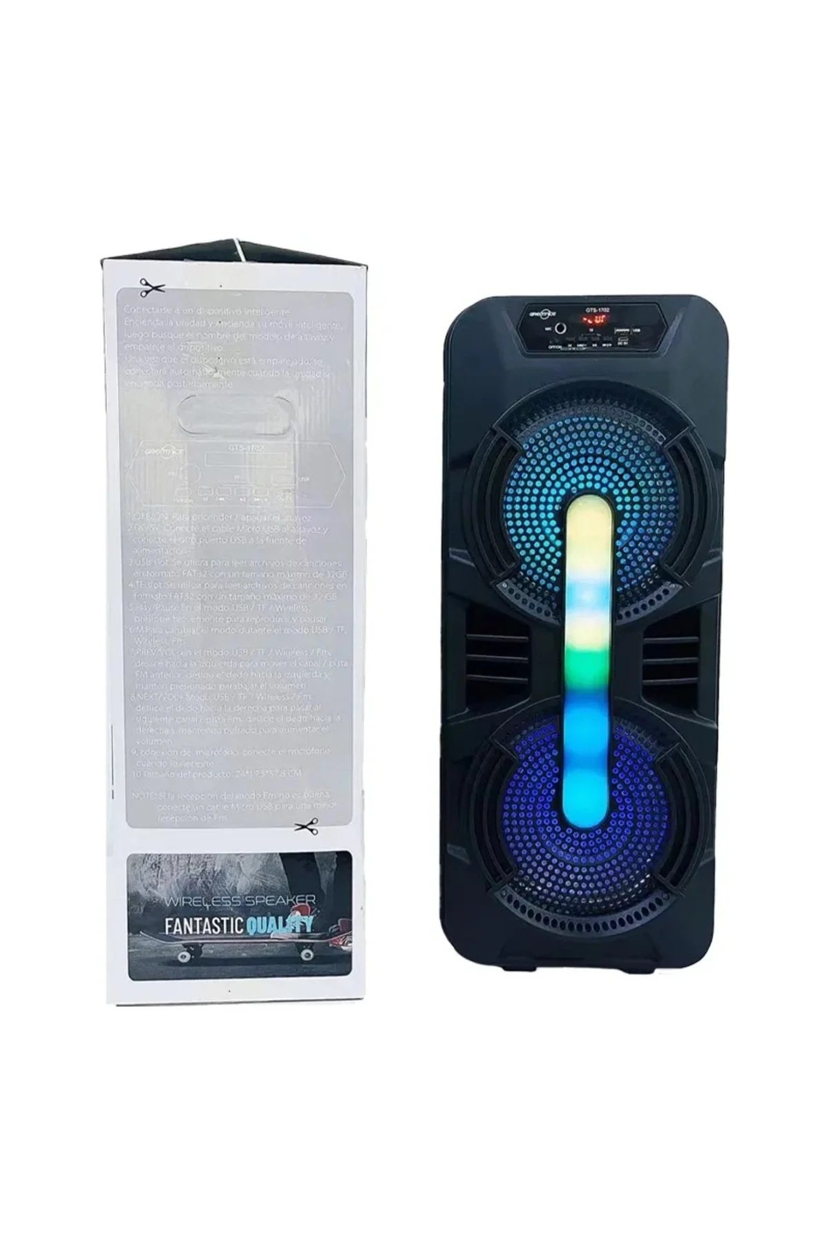 Bluetooth Hoparlör - Renk: Siyah, Özellik: Ledli, Dinleme Süresi: 5 Saat | Teknik Özellikleri ve
