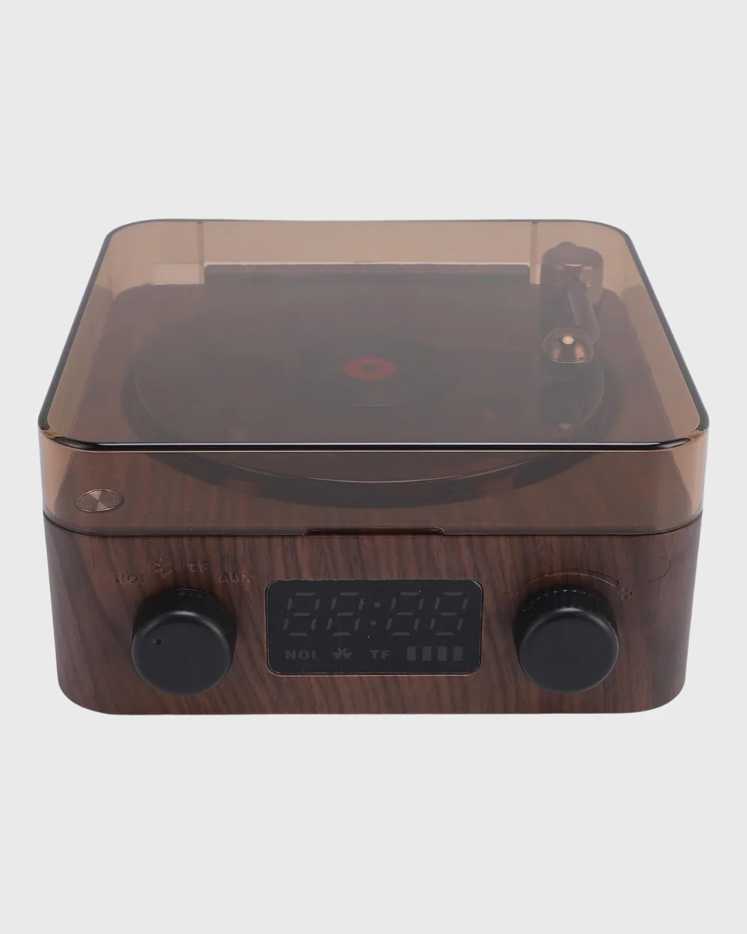 Bluetooth Hoparlörlü Gece Lambası Dijital Saat ve Ambiyans Işığı Çok Amaçlı
