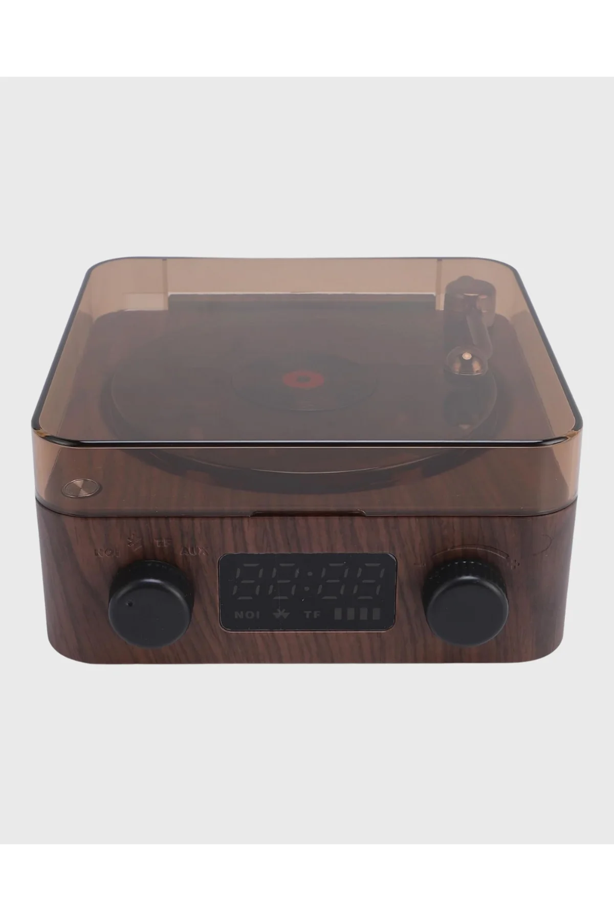 Bluetooth Hoparlörlü Gece Lambası Dijital Saat ve Ambiyans Işığı 