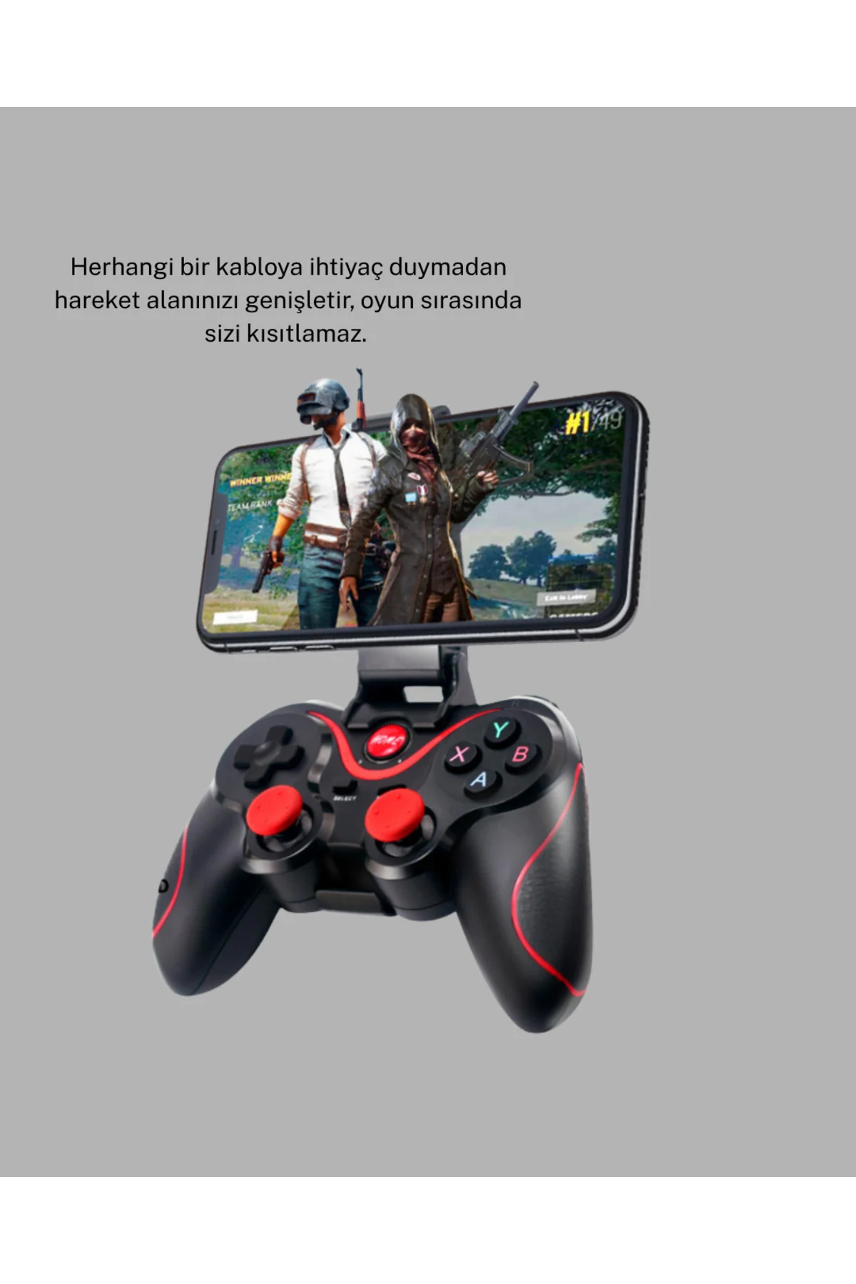 Bluetooth Kablosuz Gamepad TV PC Telefon Uyumluluğu Kolay Bağlant