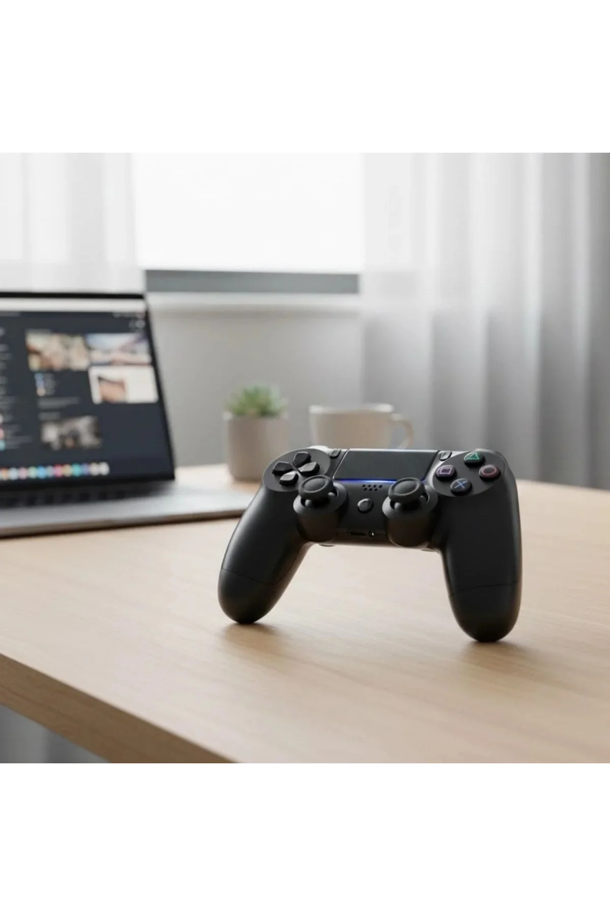 Bluetooth Kablosuz Gamepad – Ergonomik Tutuş, Hassas og Joystick, PC & Mobil Uyumlu Oyun Kolu