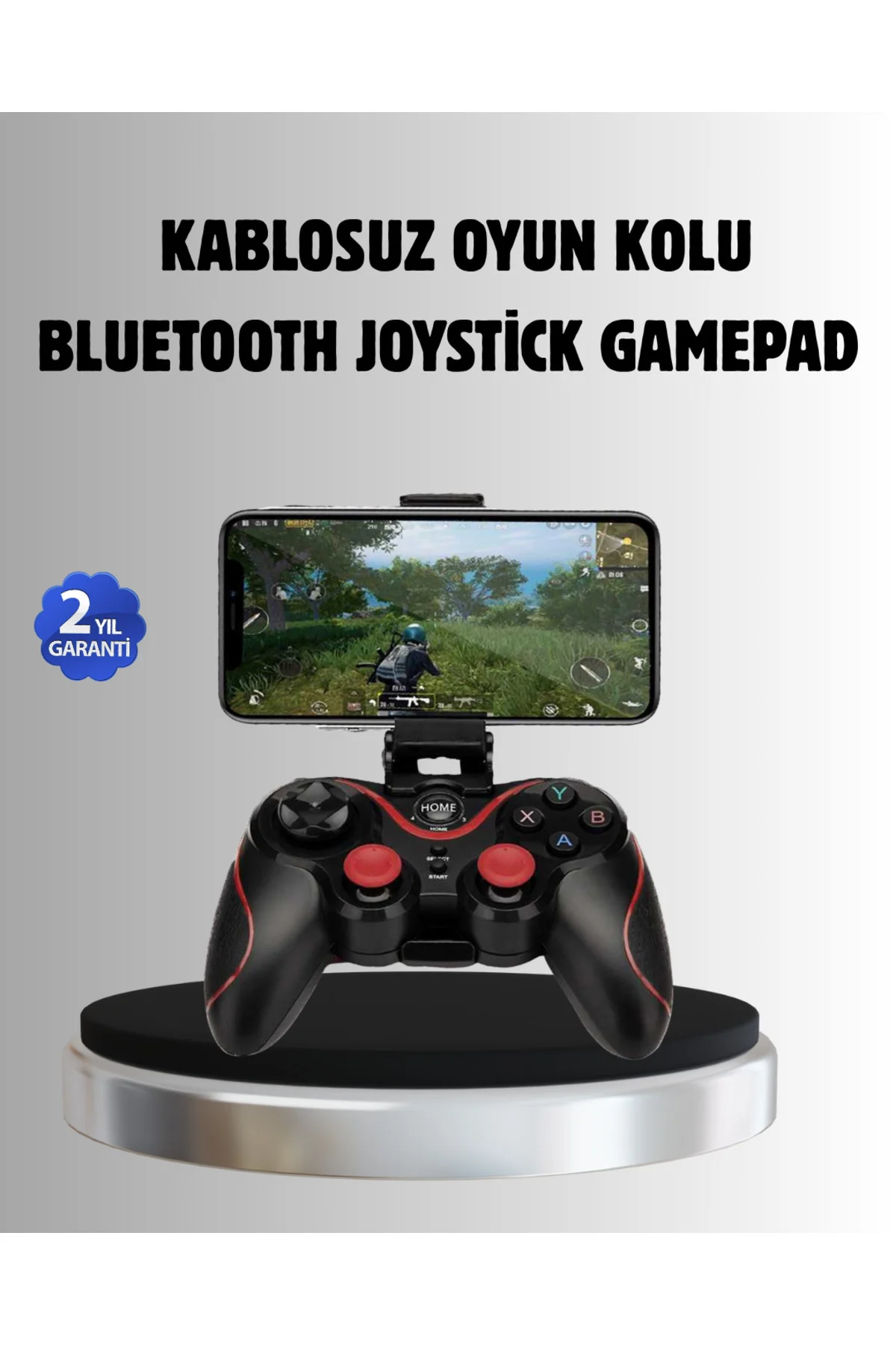 Bluetooth Kablosuz Gamepad TV PC Telefon Uyumluluğu Kolay Bağlant