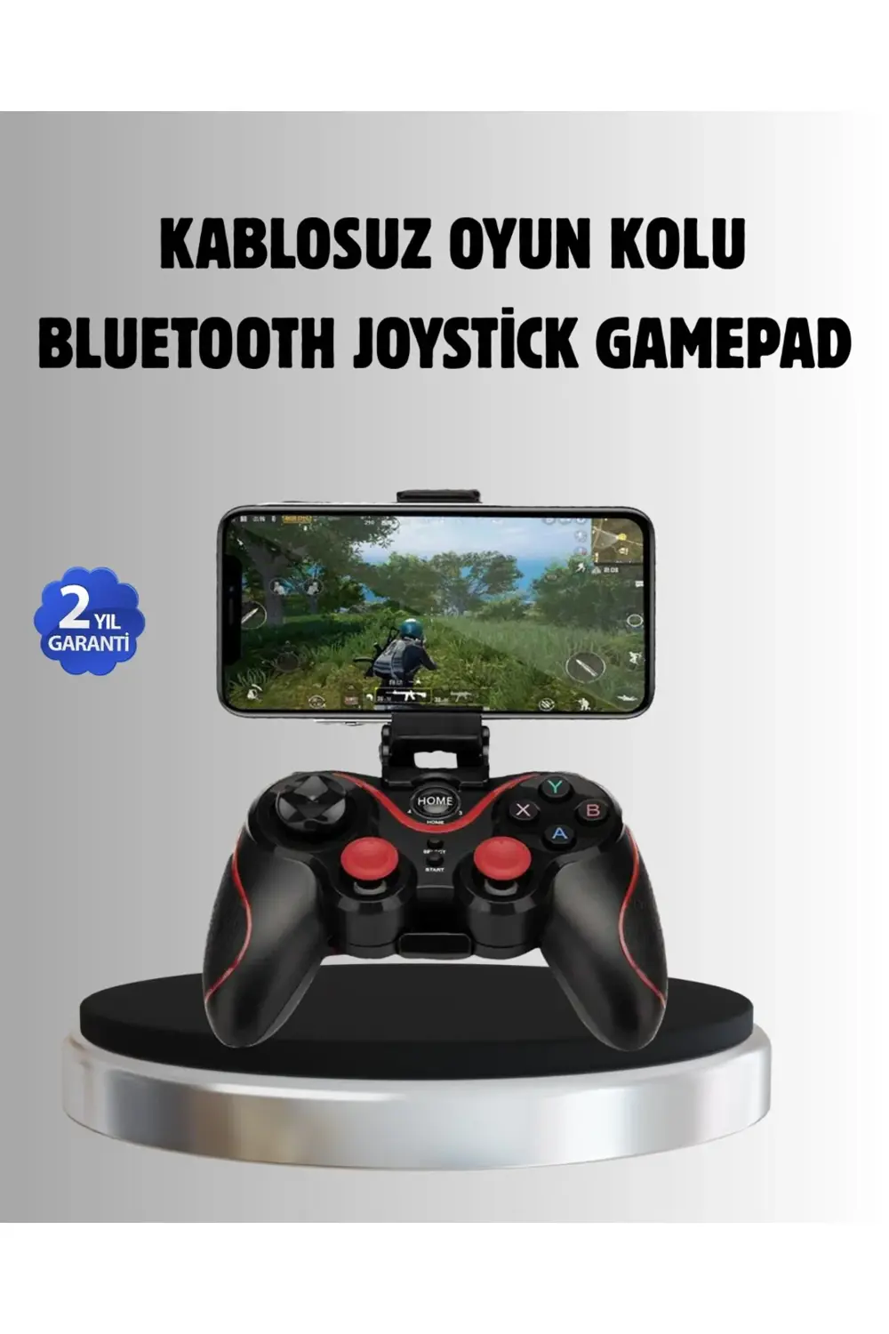 Bluetooth Kablosuz Gamepad TV PC Telefon Uyumluluğu Kolay Bağlant