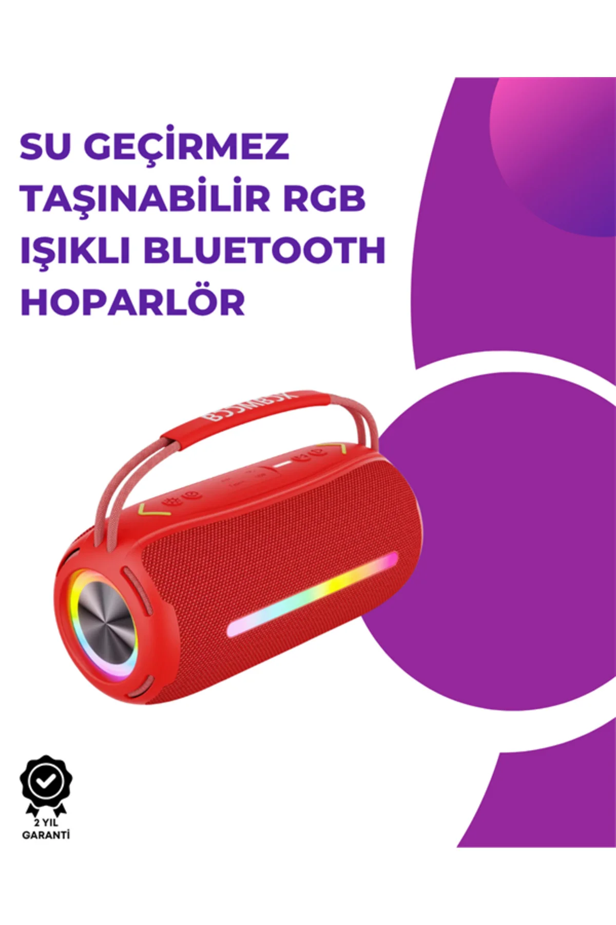Bluetooth Kablosuz Hoparlör – Taşınabilir, Güçlü Ses