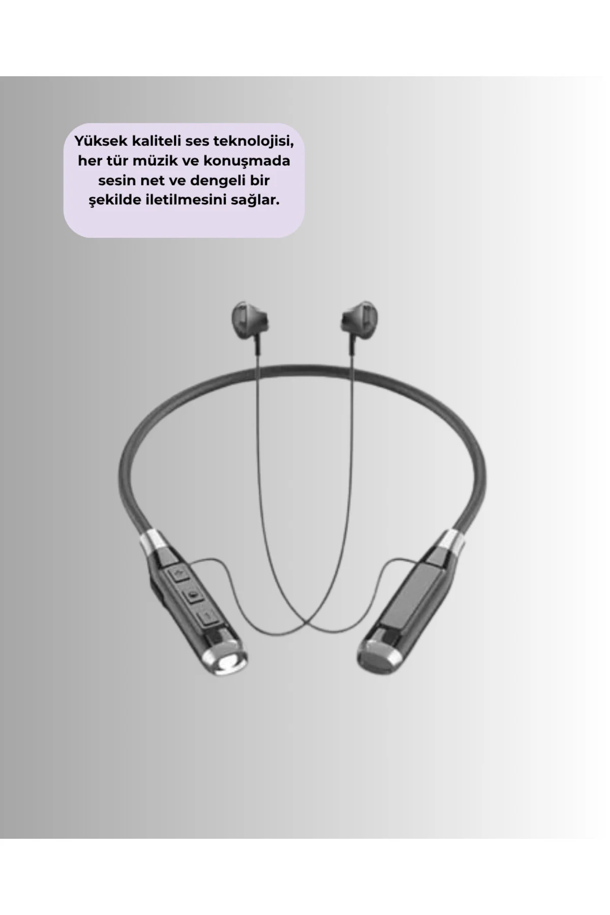 Bluetooth Kablosuz Kulaklık – Gürültü Önleme, Dokunmatik Kontrol,