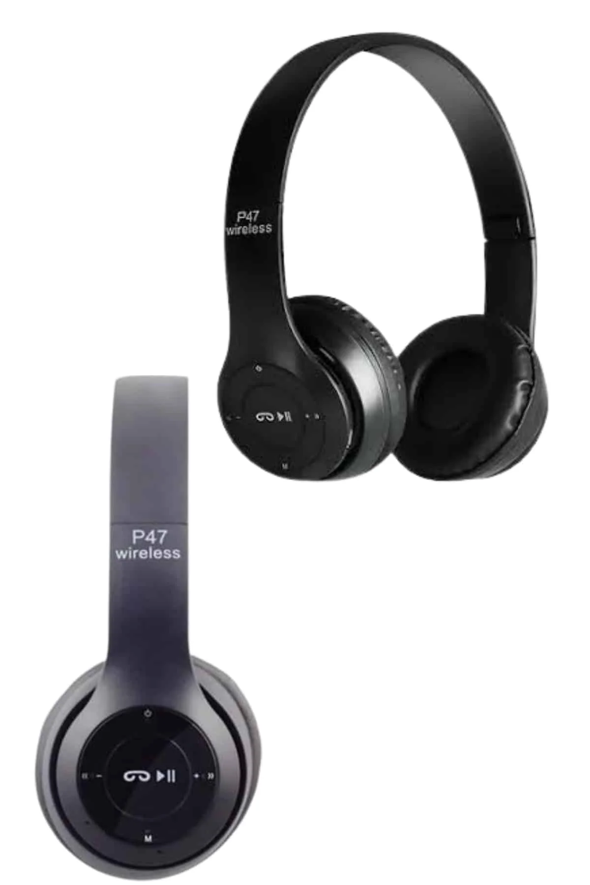 Bluetooth Kablosuz Kulaklık Siyah Wireless 5.0 Kulak Üstü Uzun Pi