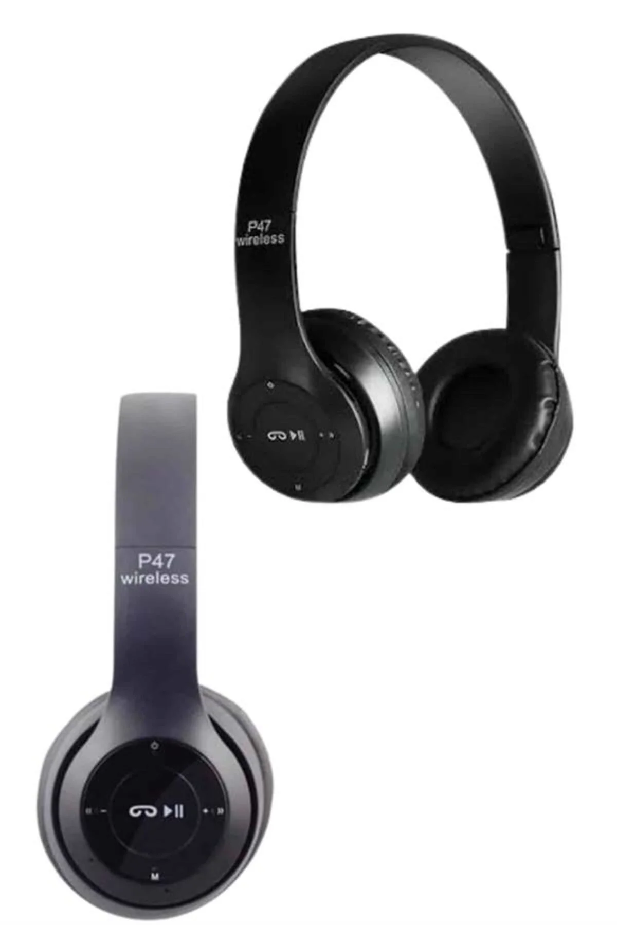 Bluetooth Kablosuz Kulaklık Siyah Wireless 5.0 Kulak Üstü Uzun Pi