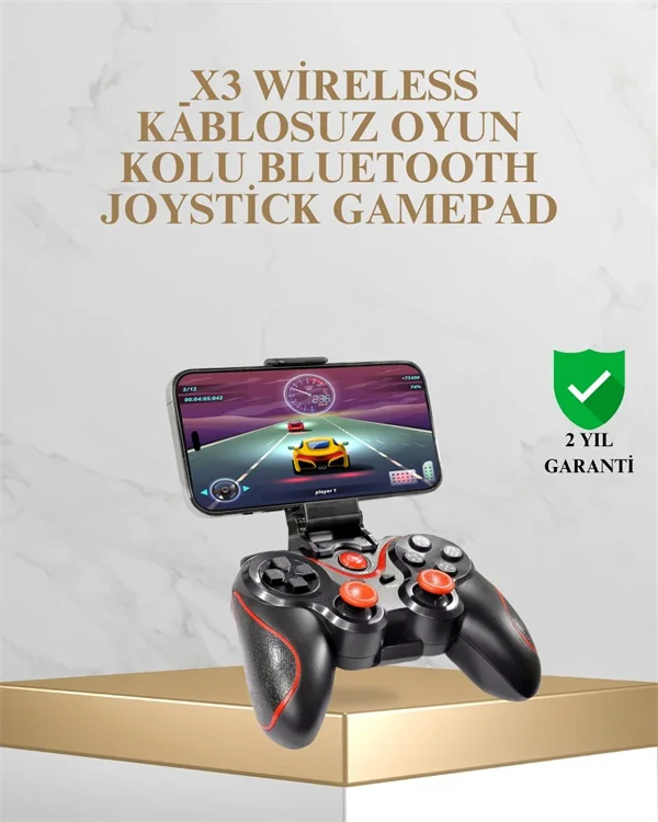 Bluetooth Kablosuz Oyun Kolu Android İphone Pc Uyumlu