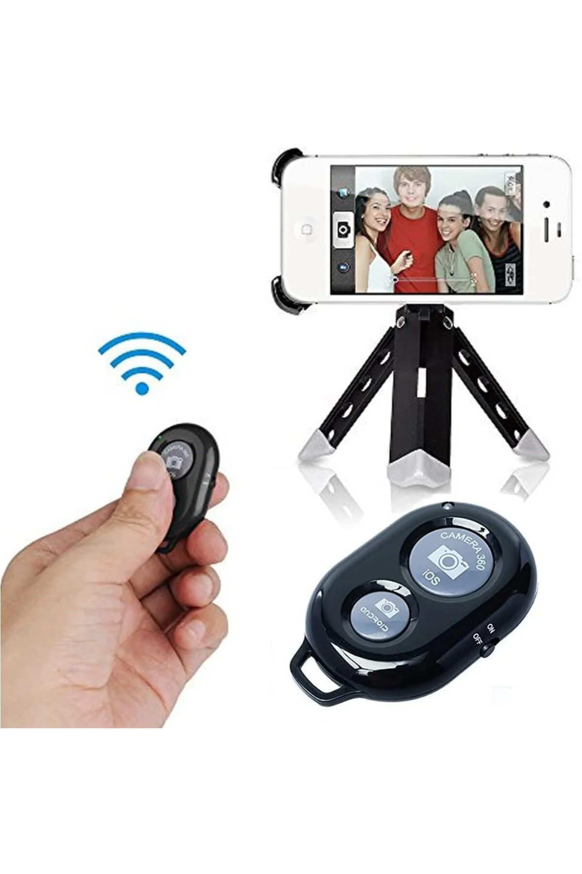 Bluetooth Kablosuz Uzaktan Kumanda İOS Android Uyumlu Kamera Dekl Bluetooth Kablosuz Uzaktan Kumanda İOS Android Uyumlu Kamera Dekl