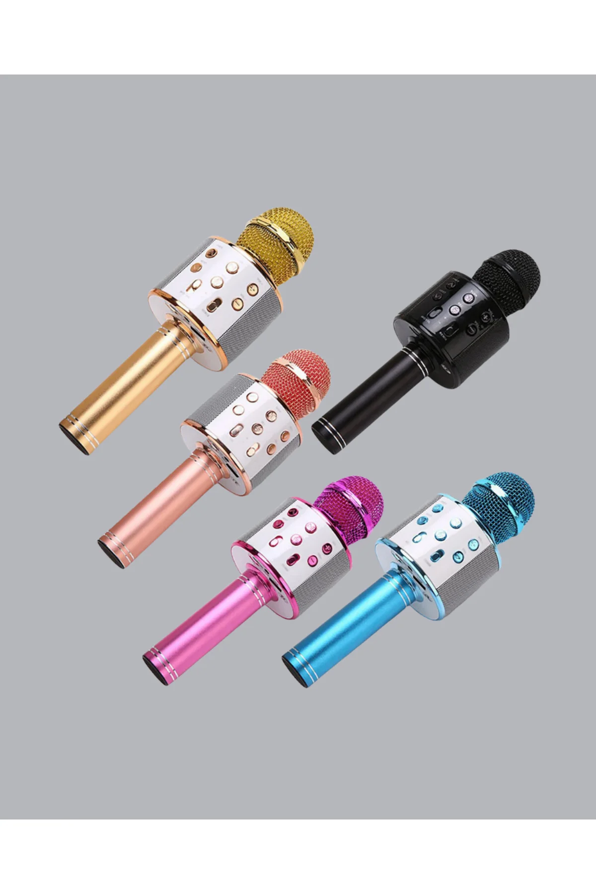 Bluetooth Karaoke Mikrofon – Yüksek Ses Kalitesi, Yankı Efektli, Uzun Ömürlü Pil Bluetooth Karaoke Mikrofon – Yüksek Ses Kalitesi, Yankı Efektli, Uzun Ömürlü Pil - Görsel 5