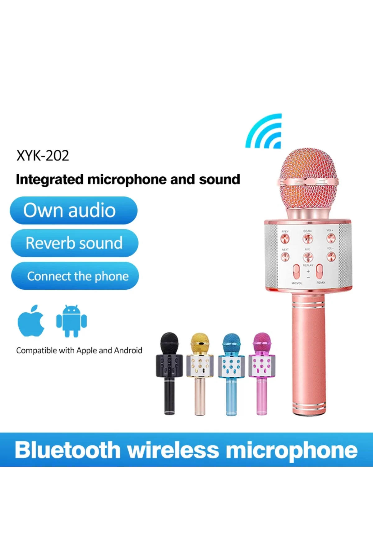 Bluetooth Karaoke Mikrofon GO50601174810