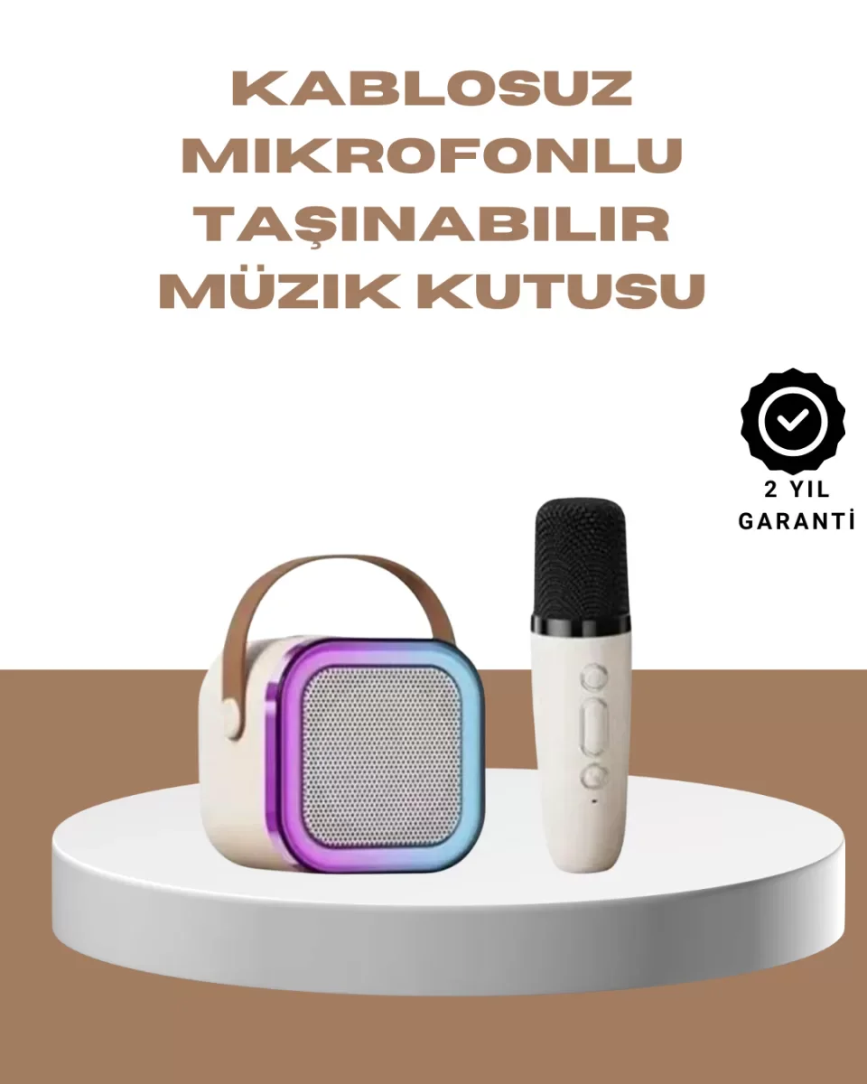 Bluetooth Karaoke Mikrofon ve Hoparlör Seti Taşınabilir - Lisinya Bluetooth Karaoke Mikrofon ve Hoparlör Seti Taşınabilir - Lisinya