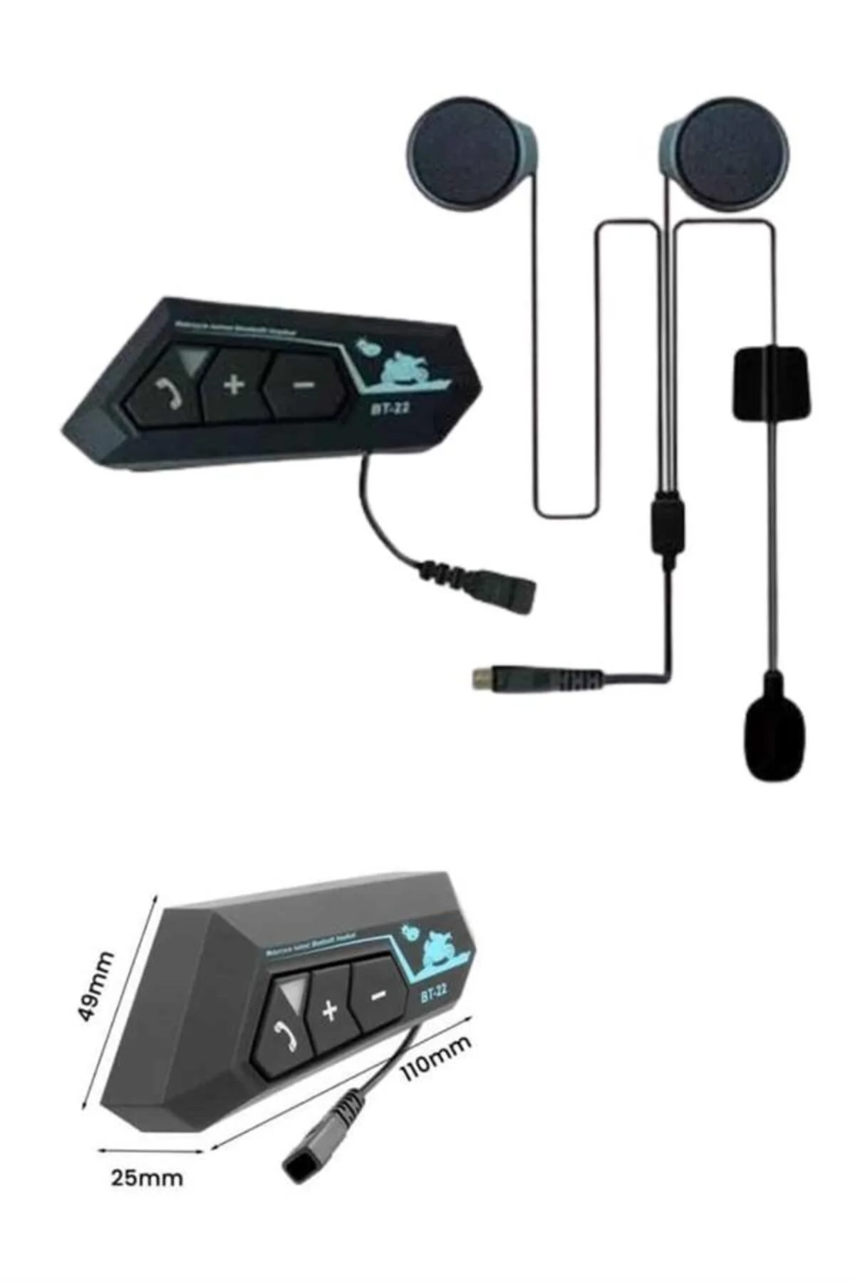 Bluetooth Kask Kulaklığı Intercom 5.0 Bluetooth Android Ve İos Uyumlu Bluetooth Kask Kulaklığı Intercom 5.0 Bluetooth Android Ve İos Uyumlu - Görsel 5