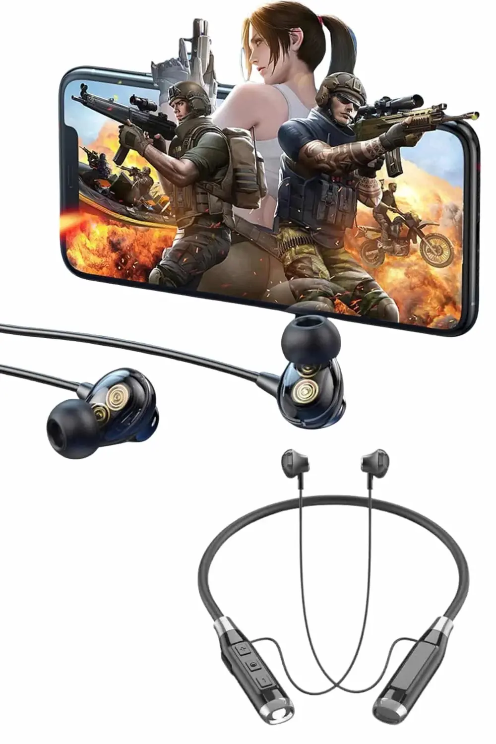 Bluetooth Kulaklık 120 Saat Kullanım Süresi Boyun Askılı Bluetoot