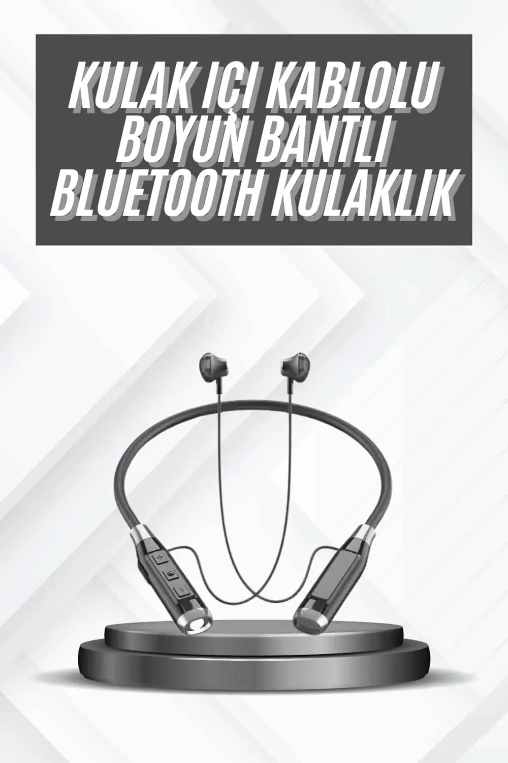 Bluetooth Kulaklık 120 Saat Kullanım Süresi Boyun Askılı Bluetoot