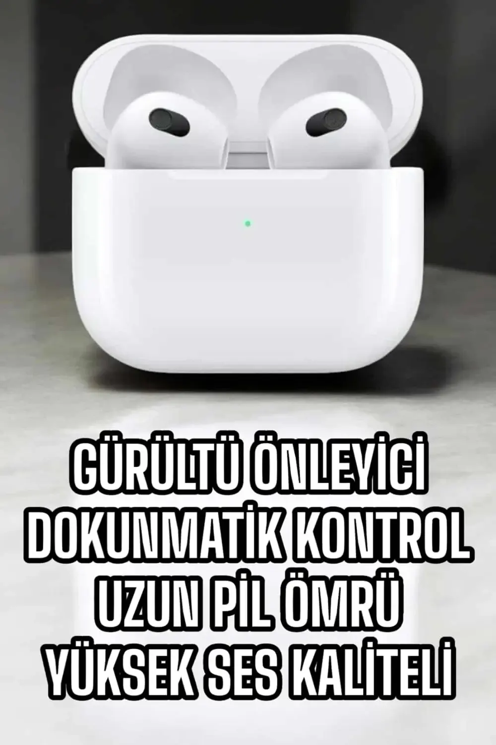 Bluetooth Kulaklık 3.Nesil Kablosuz Uzun Pil Ömrü Dokunmatik Kont