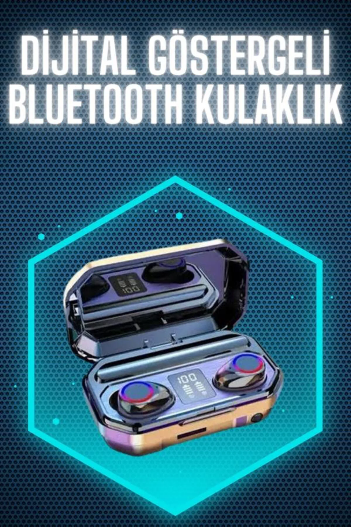 Bluetooth Kulaklık Android ve İOS Uyumlu ANC Özellikli Dijital Şa