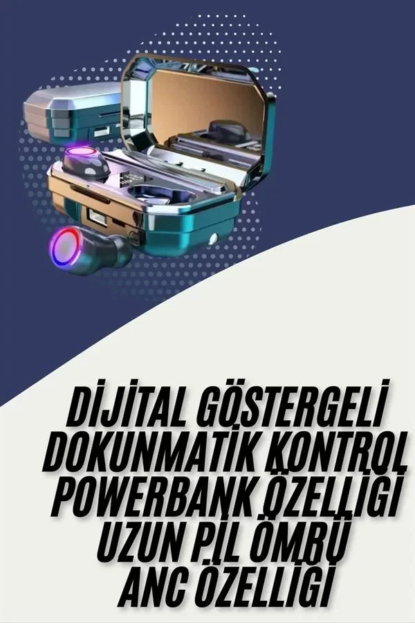 Bluetooth Kulaklık Android ve İOS Uyumlu ANC Özellikli Dijital Şarj Göstergeli - Lisinya Bluetooth Kulaklık Android ve İOS Uyumlu ANC Özellikli Dijital Şarj Göstergeli - Lisinya