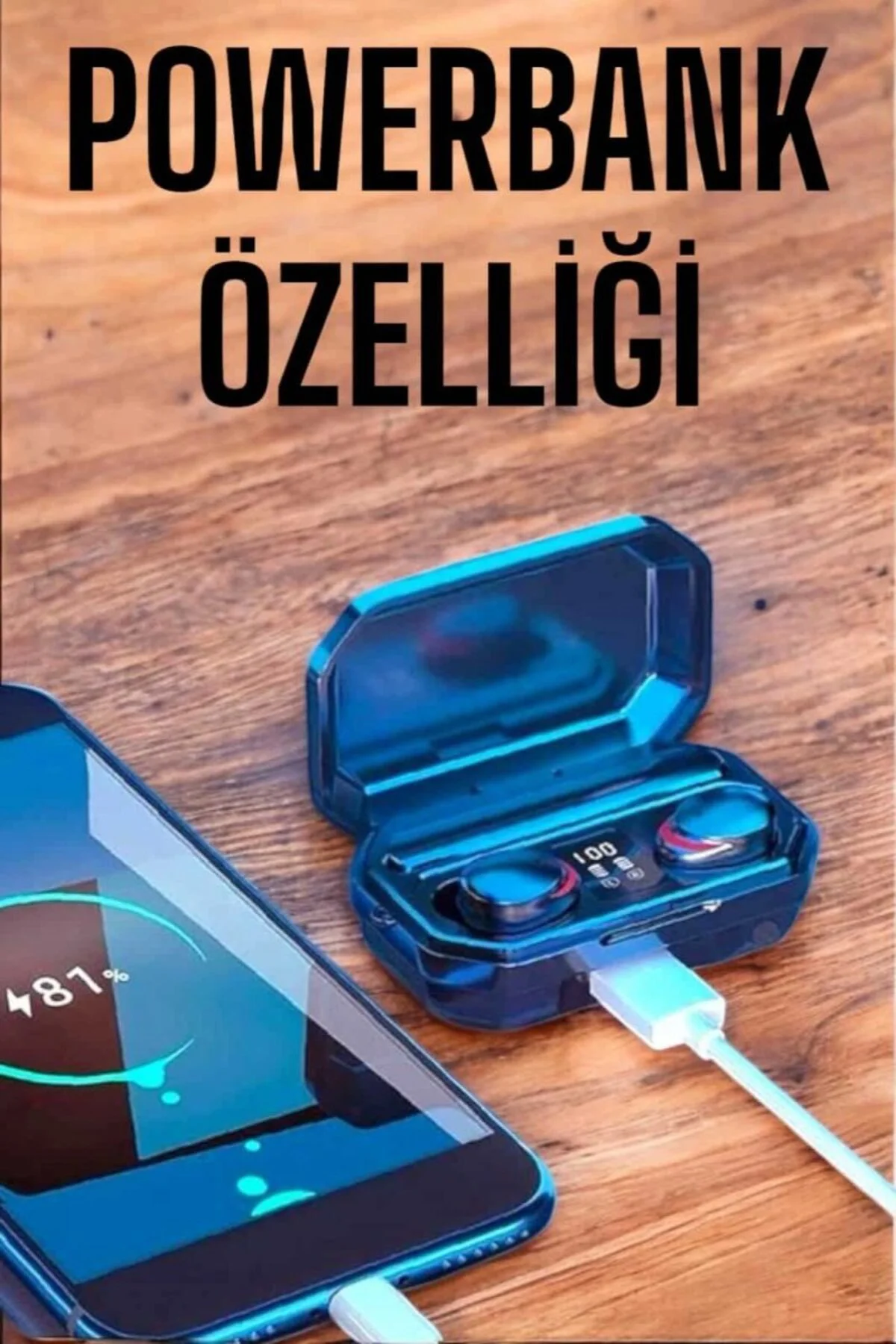 Bluetooth Kulaklık Anc Özelliği Yüksek Ses Kaliteli Uzun Pil Ömrü