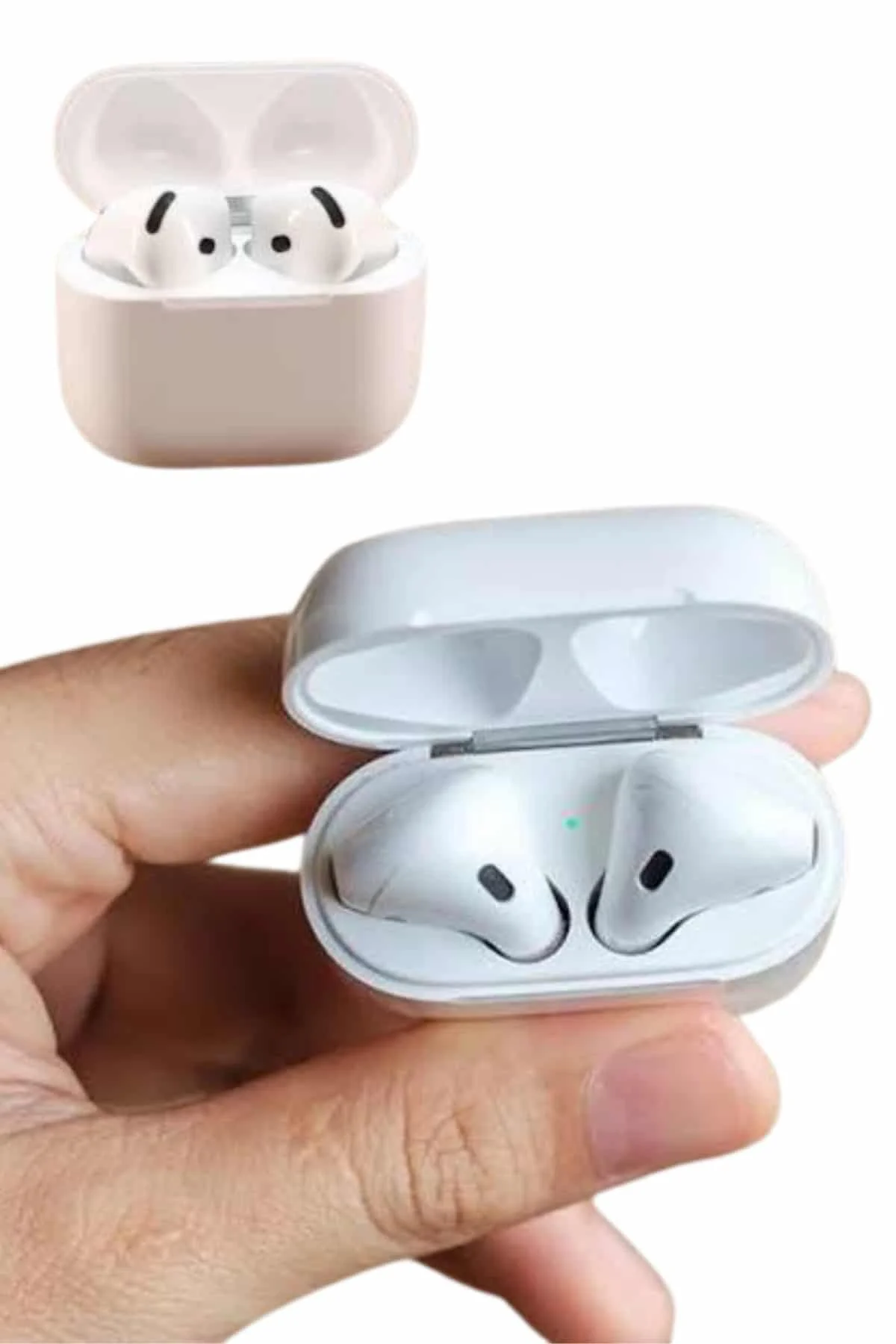 Bluetooth Kulaklık Beyaz Çağrı Cevaplama Dokunmatik Kontrol Kablo