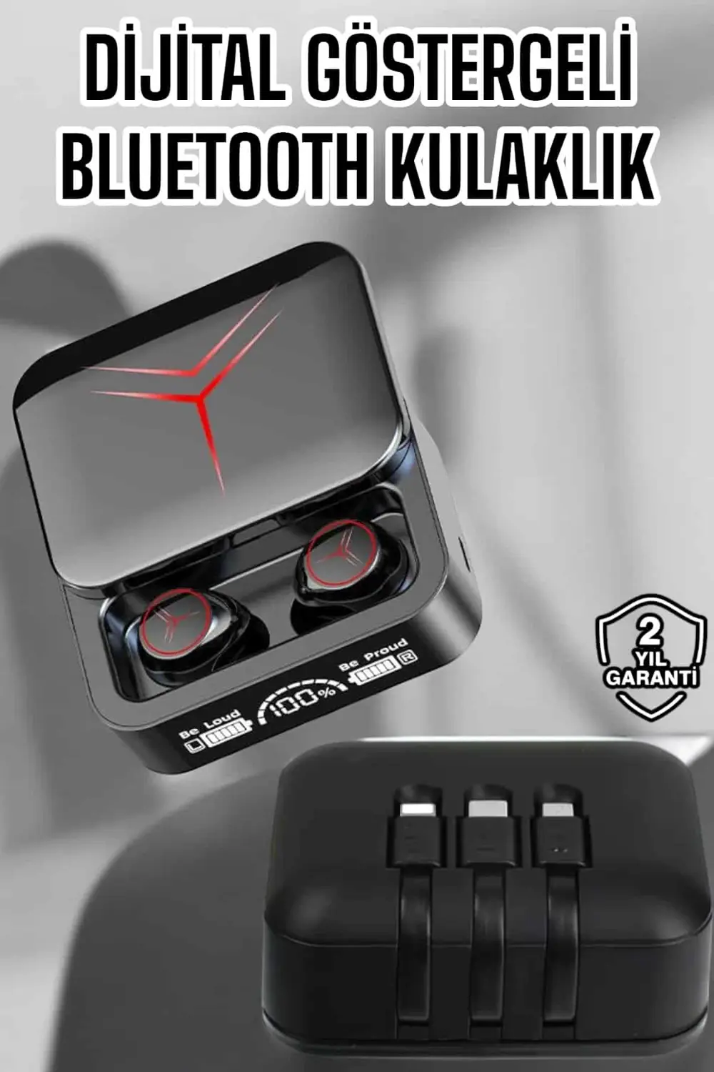 Bluetooth Kulaklık Bluetooth Bağlantılı Powerbankli Yeni Nesil Ku