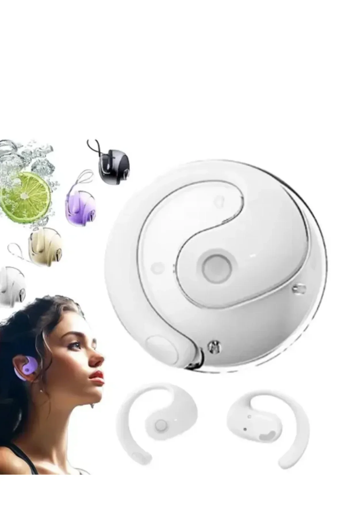 Bluetooth Kulaklık Çift Mikrofonlu Uzun Kullanım Süreli ve Hızlı Şarj Özellikli - Görsel 3