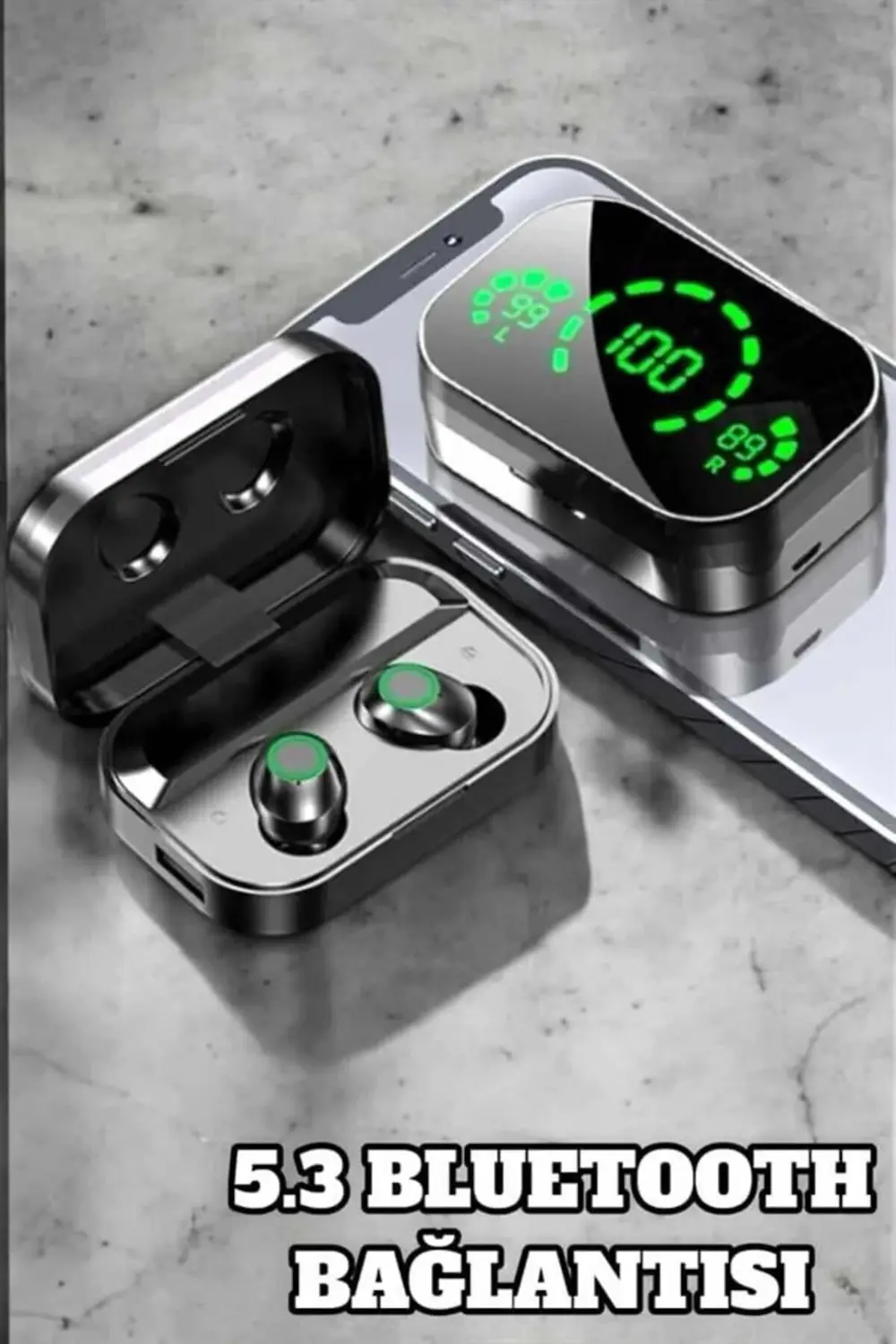Bluetooth Kulaklık Çift Telefon Desteği ve Suya Dayanıklı Powerba