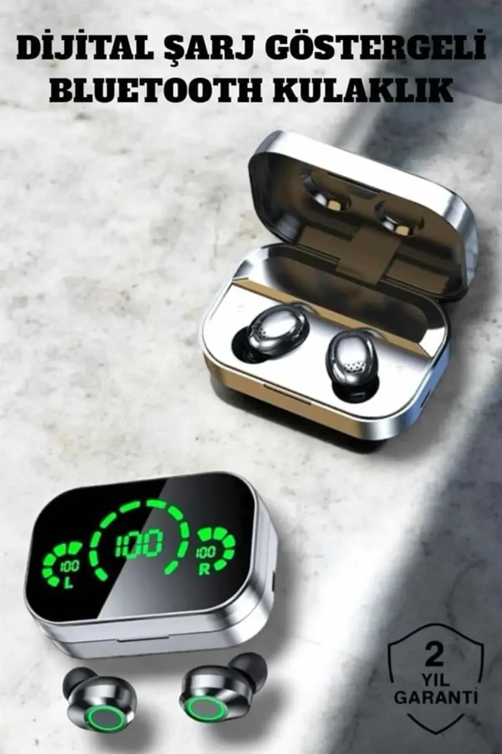 Bluetooth Kulaklık Çift Telefon Desteği ve Suya Dayanıklı Powerba