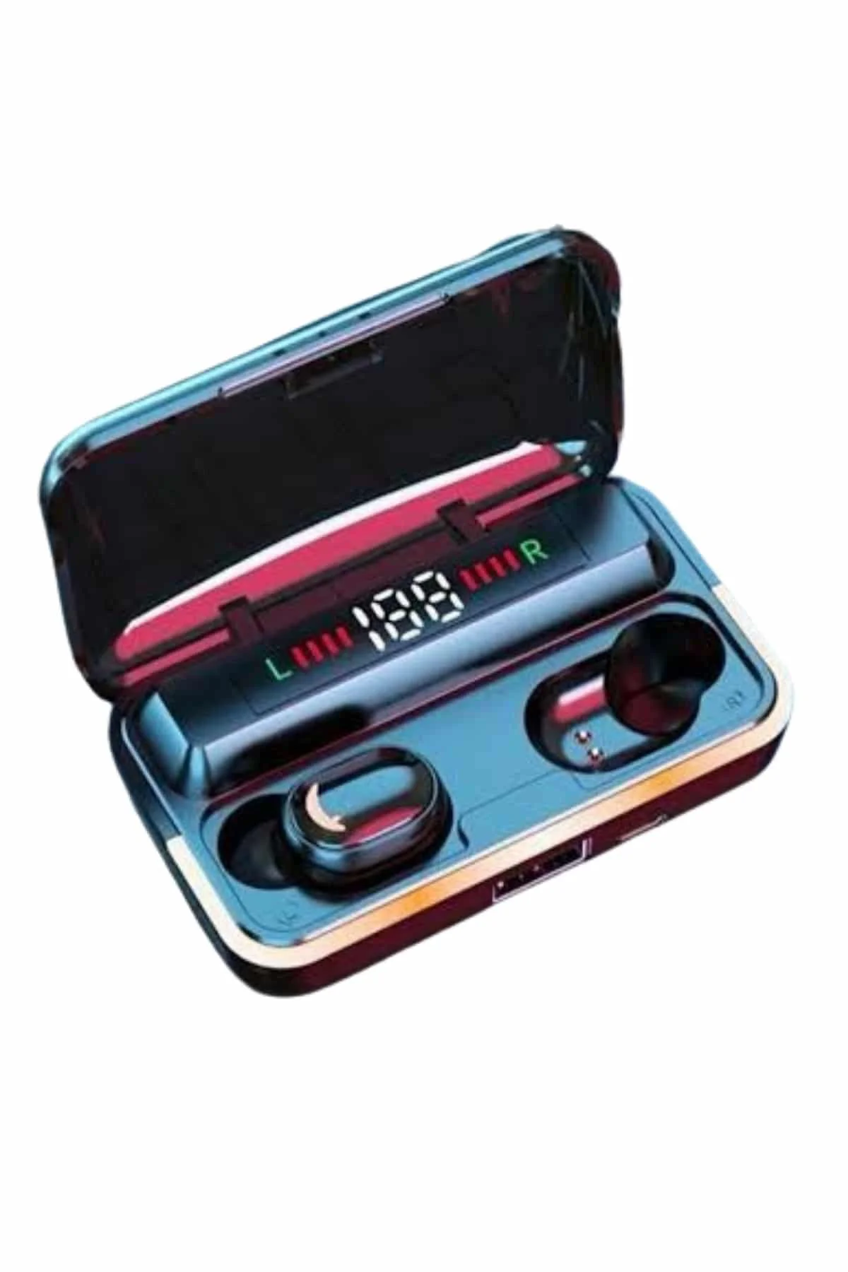 Bluetooth Kulaklık Dijital Şarj Göstergeli Powerbankli Bass Özellikli Kablos - ayr1115-5359