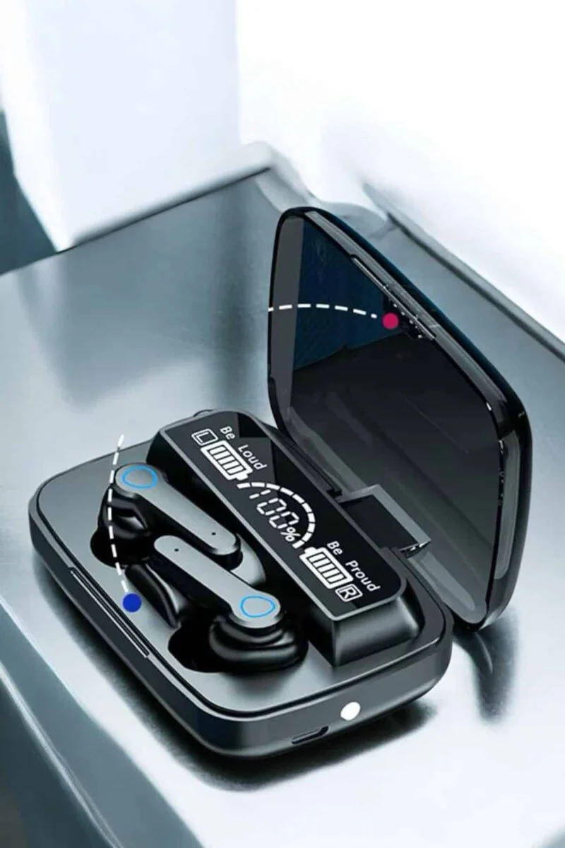 Bluetooth Kulaklık Dijital Göstergeli Kablosuz Uzun Pil Ömrü - Powerbank Özelliği ve Ergonomik Tasarım