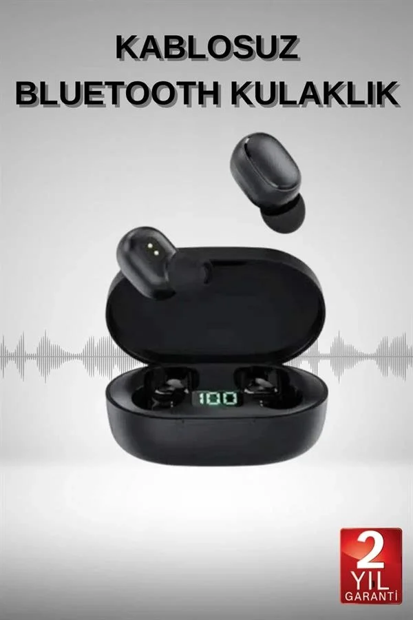 Bluetooth Kulaklık Dijital Göstergeli Yüksek Ses Kaliteli Uzun Pi