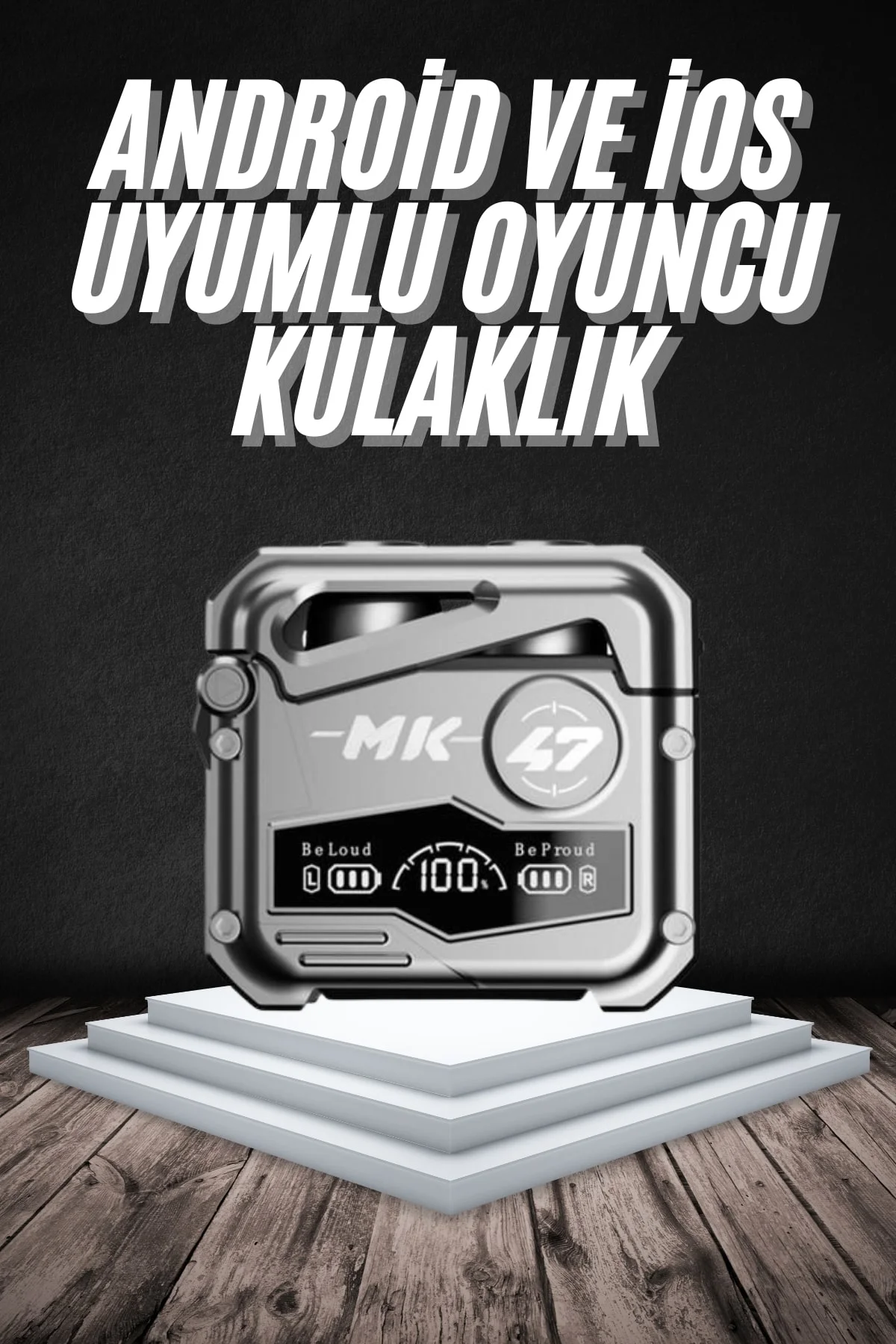 Bluetooth Kulaklık Dokunmatik Kontrol Tws kablosuz kulaklık Hi-fi Stereo
