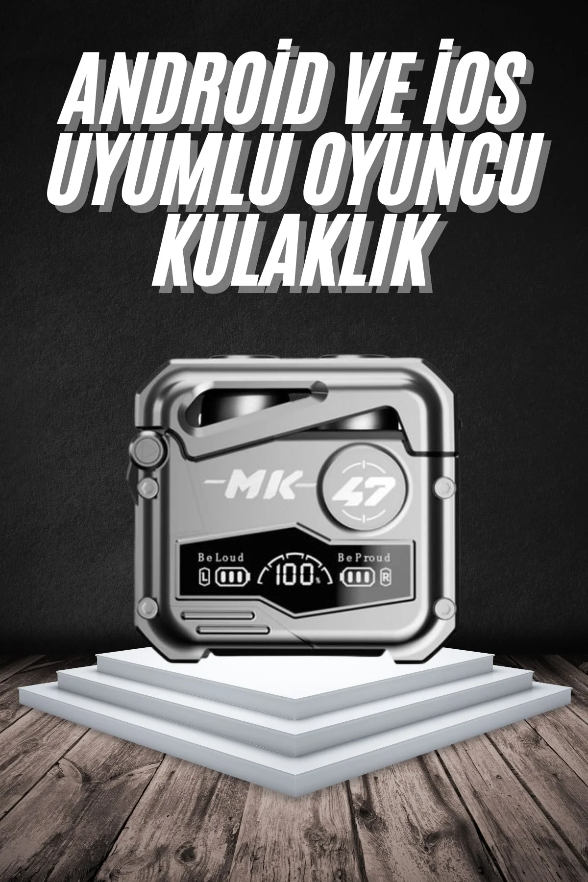 Bluetooth Kulaklık Dokunmatik Kontrol Tws kablosuz kulaklık Hi-fi Stereo