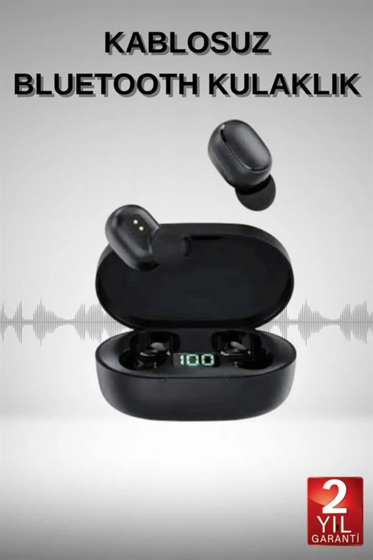 Bluetooth Kulaklık Dijital Göstergeli Yüksek Ses Kaliteli Uzun Pi