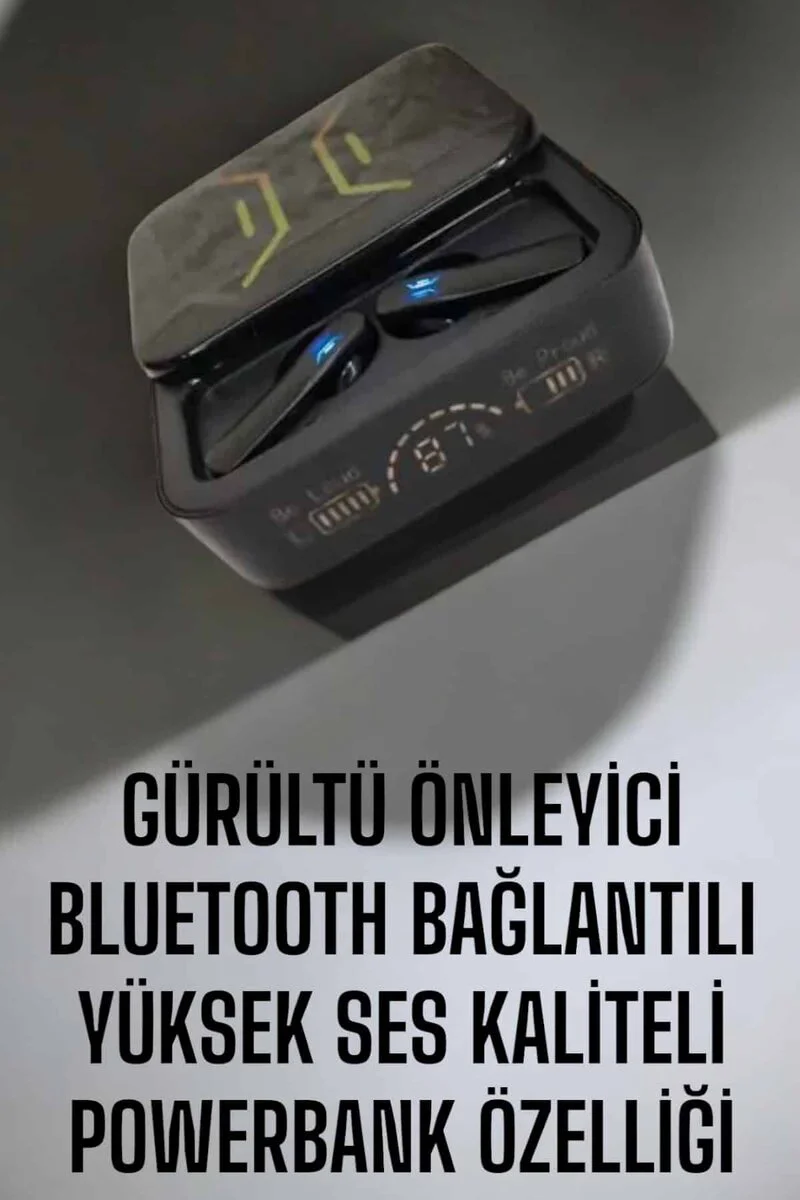 Bluetooth Kulaklık Gürültü Önleyici - Kablosuz 5.3, 4 Saat Çalma, Uzun Pil ve Kablolu Bağlantı