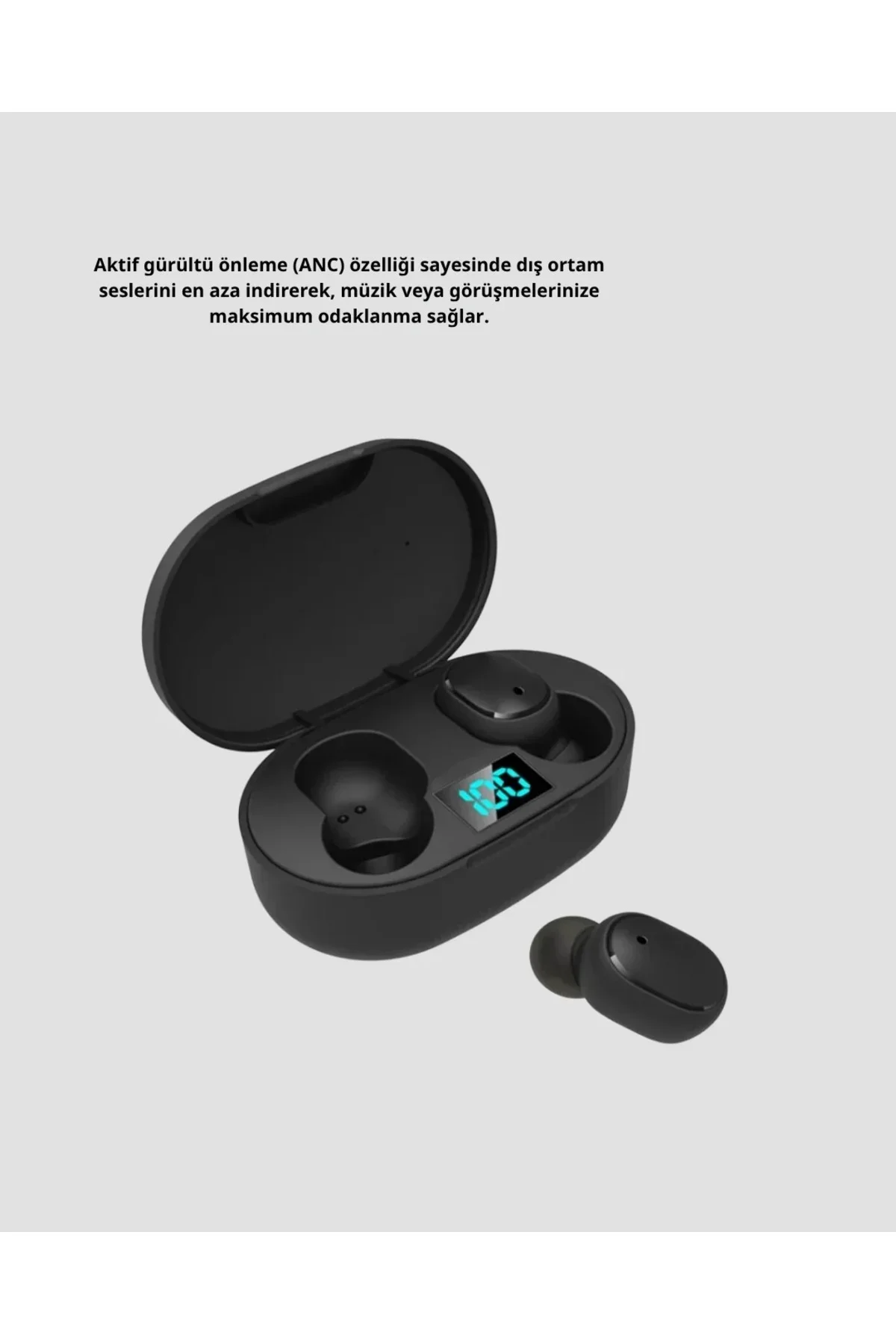 Bluetooth Kulaklık – Gürültü Önleyici, Mikrofonlu, Uzun Pil Ömürlü Kablosuz Kulaklık Bluetooth Kulaklık – Gürültü Önleyici, Mikrofonlu, Uzun Pil Ömürlü Kablosuz Kulaklık